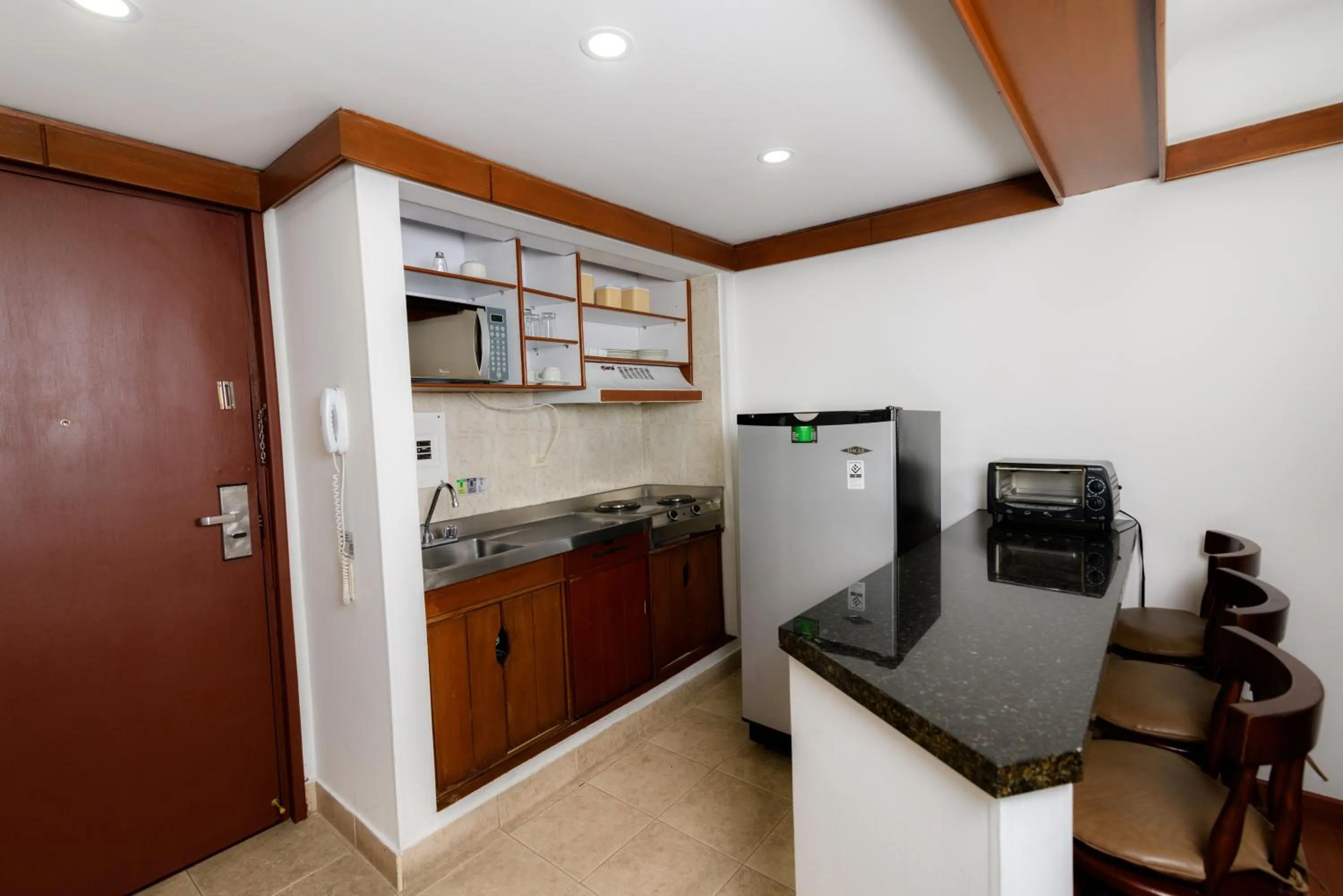 Kitchen or kitchenette in Travelers Condominio Plenitud