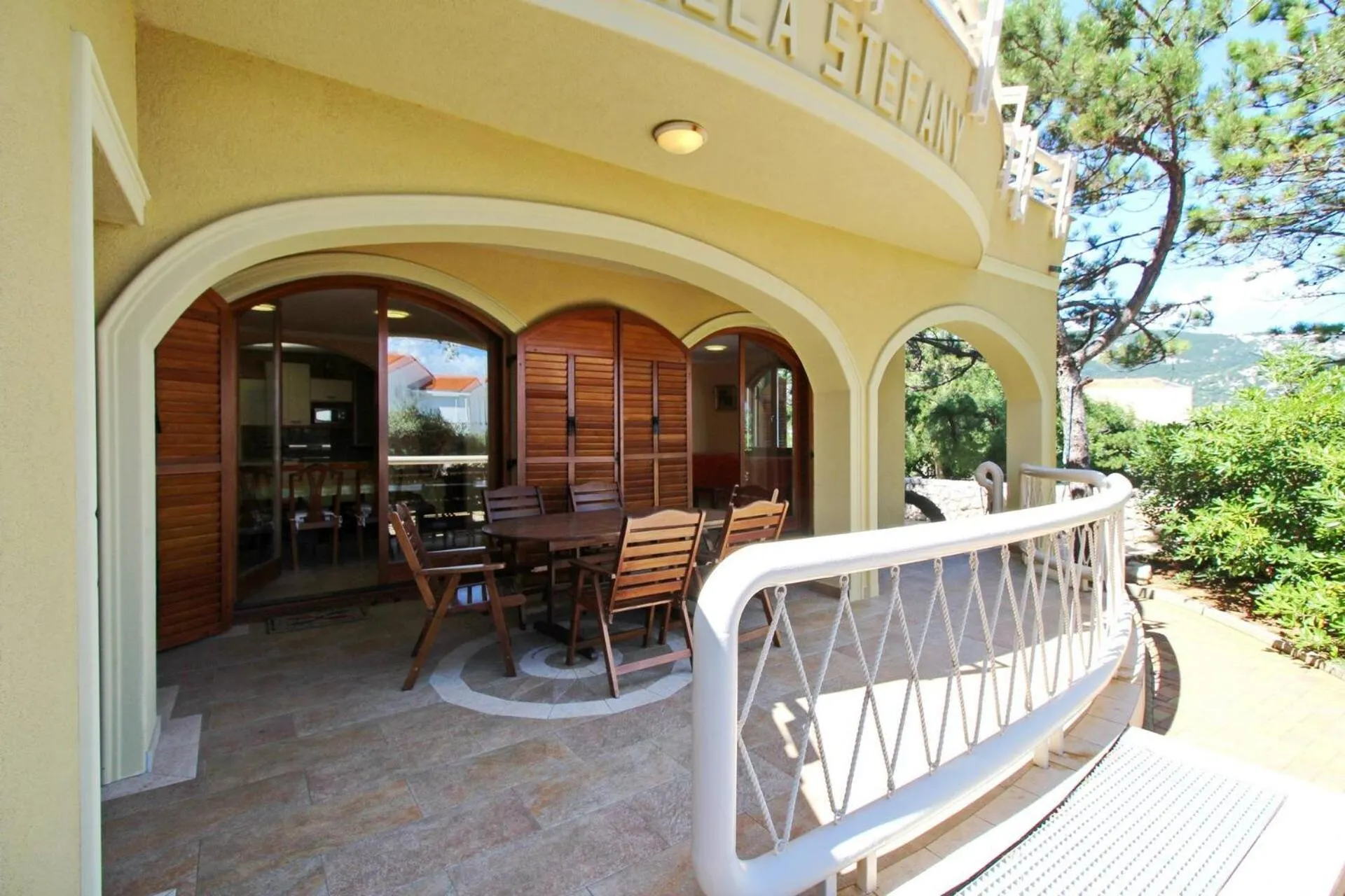Balcony/Terrace in Apartments Mrkus