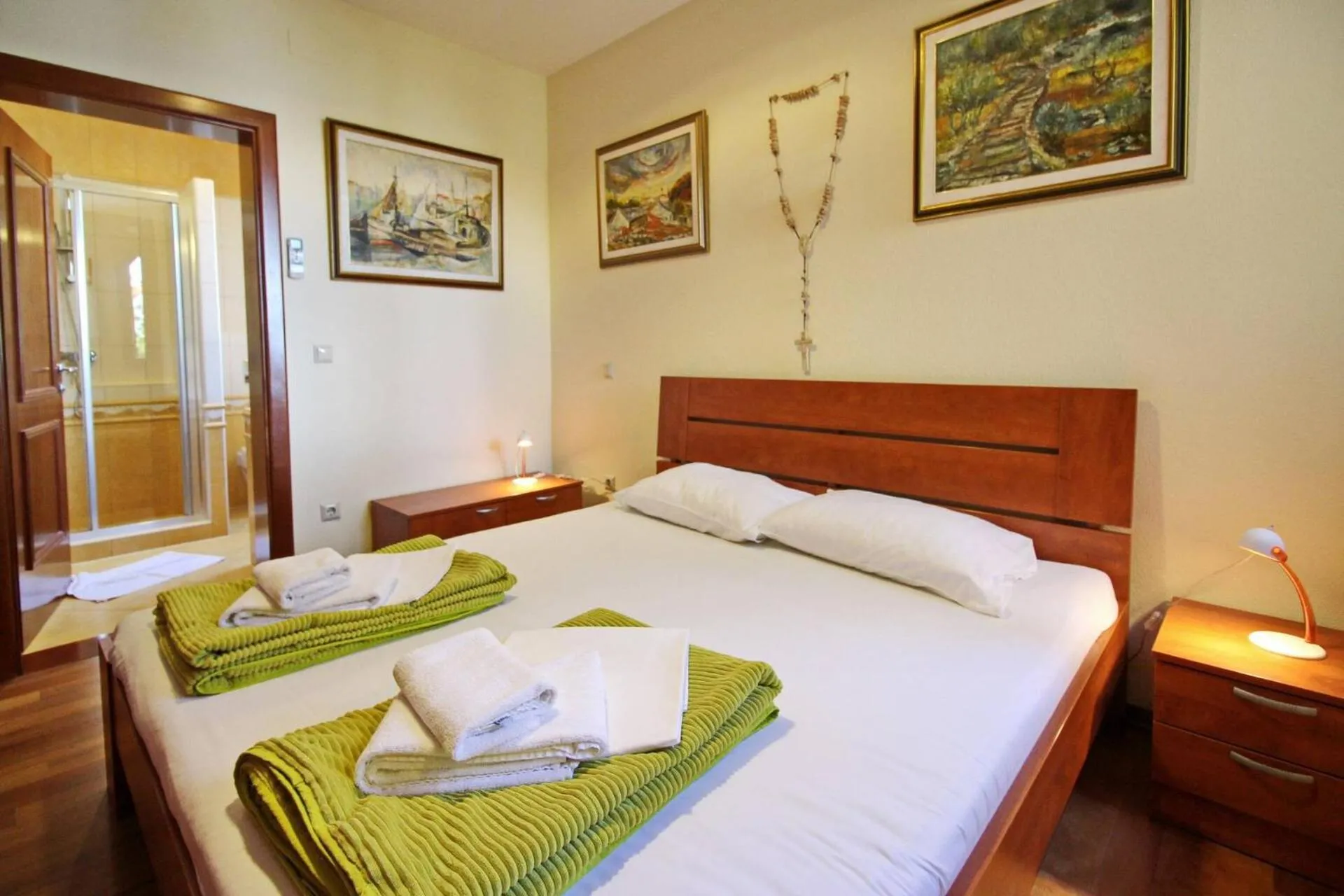 Bed in Apartments Mrkus