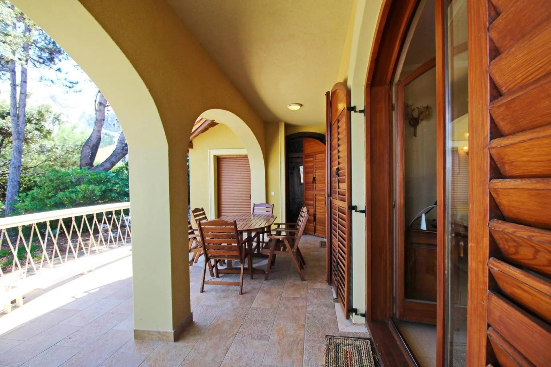 Balcony/Terrace in Apartments Mrkus