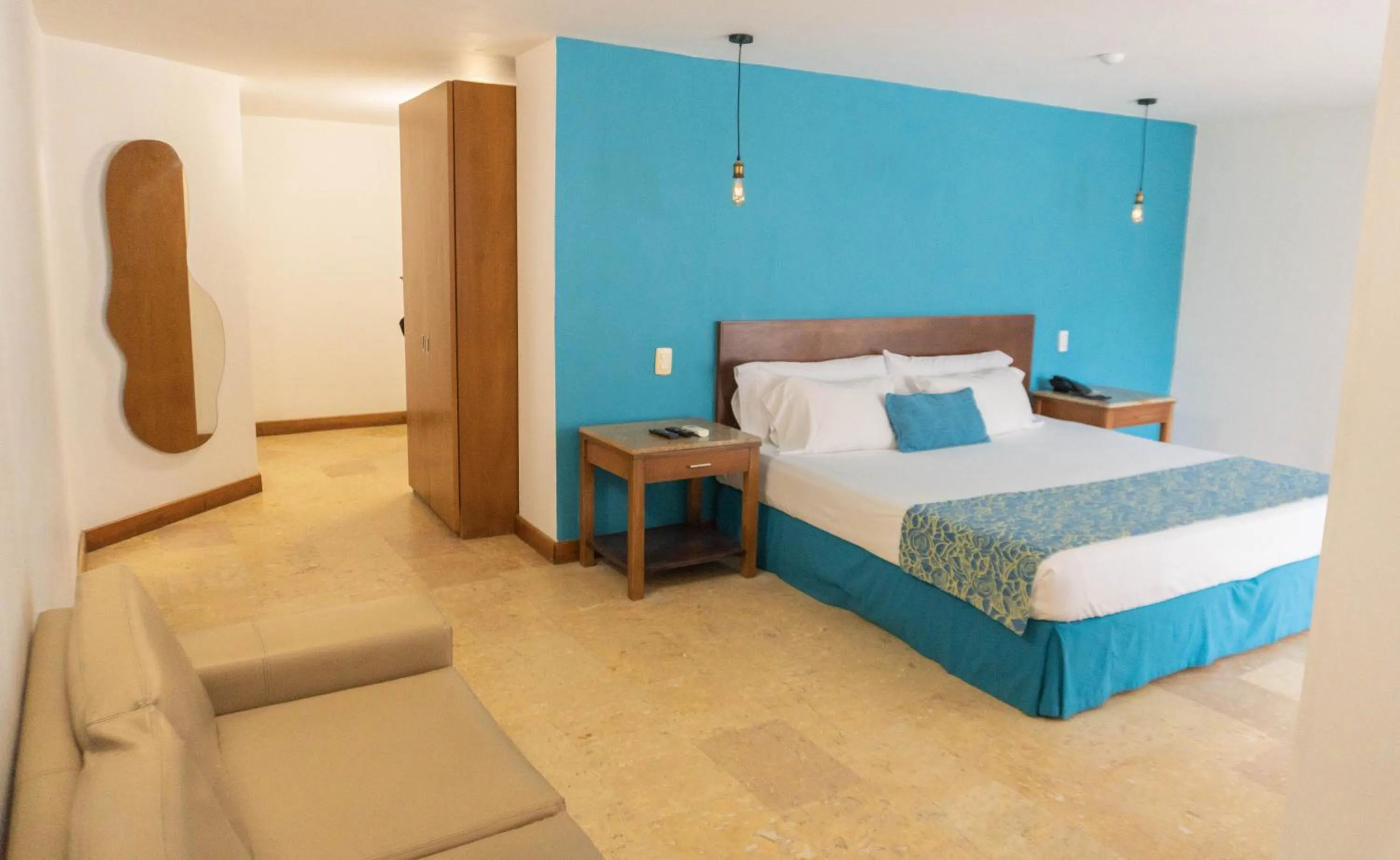 Property building, Bed in Hotel Oceania Cartagena