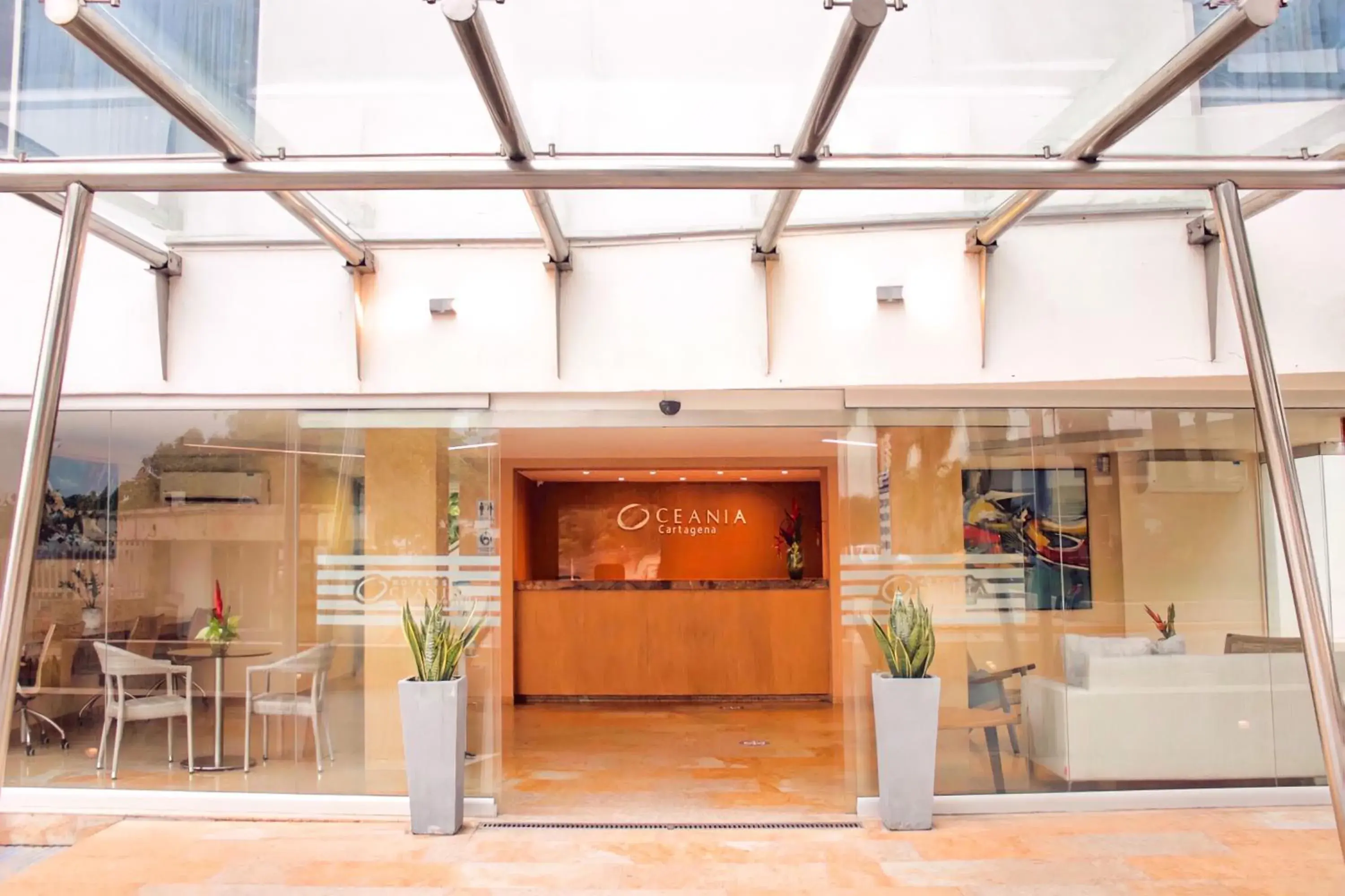 Lobby or reception in Hotel Oceania Cartagena Lobby or reception in Hotel Oceania Cartagena