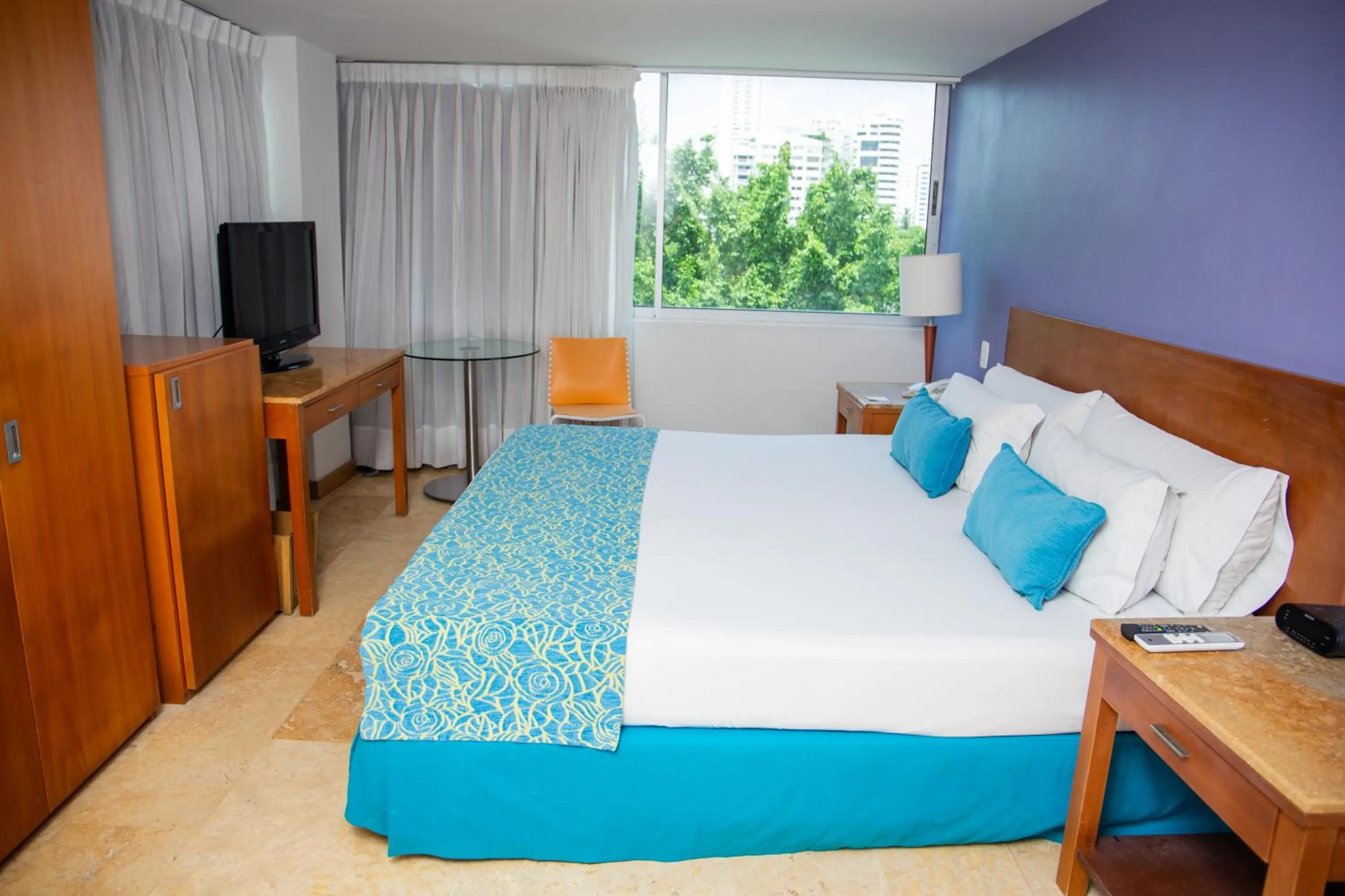 Bed in Hotel Oceania Cartagena