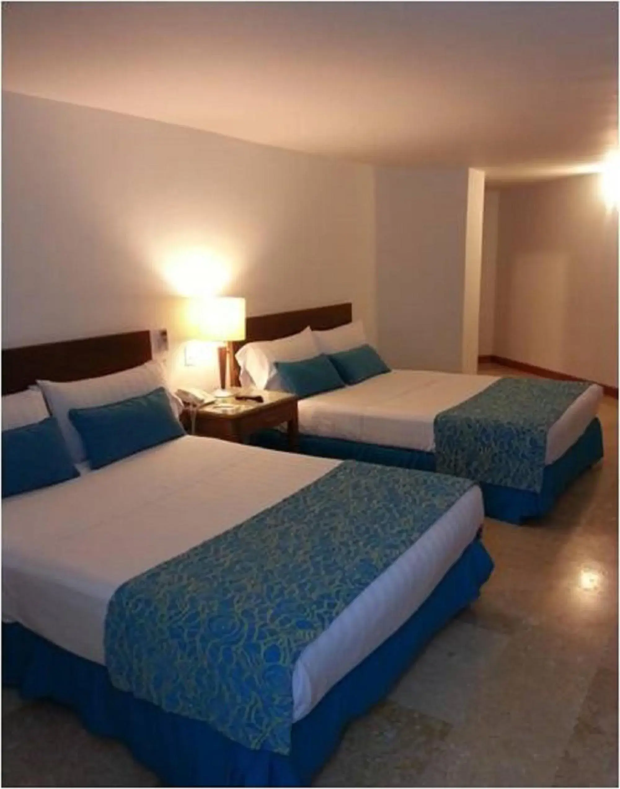 Bed in Hotel Oceania Cartagena Bed in Hotel Oceania Cartagena