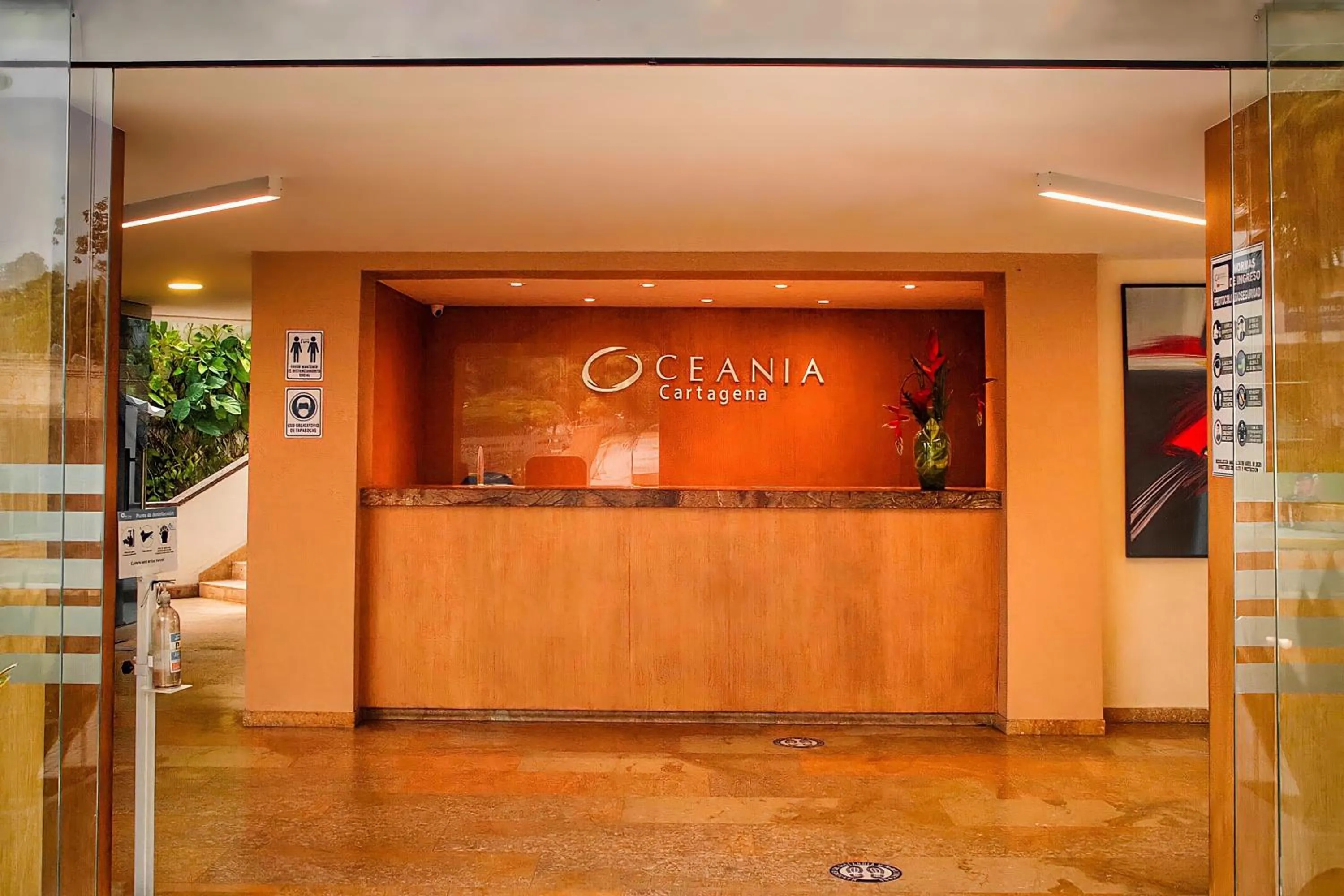 Lobby or reception in Hotel Oceania Cartagena