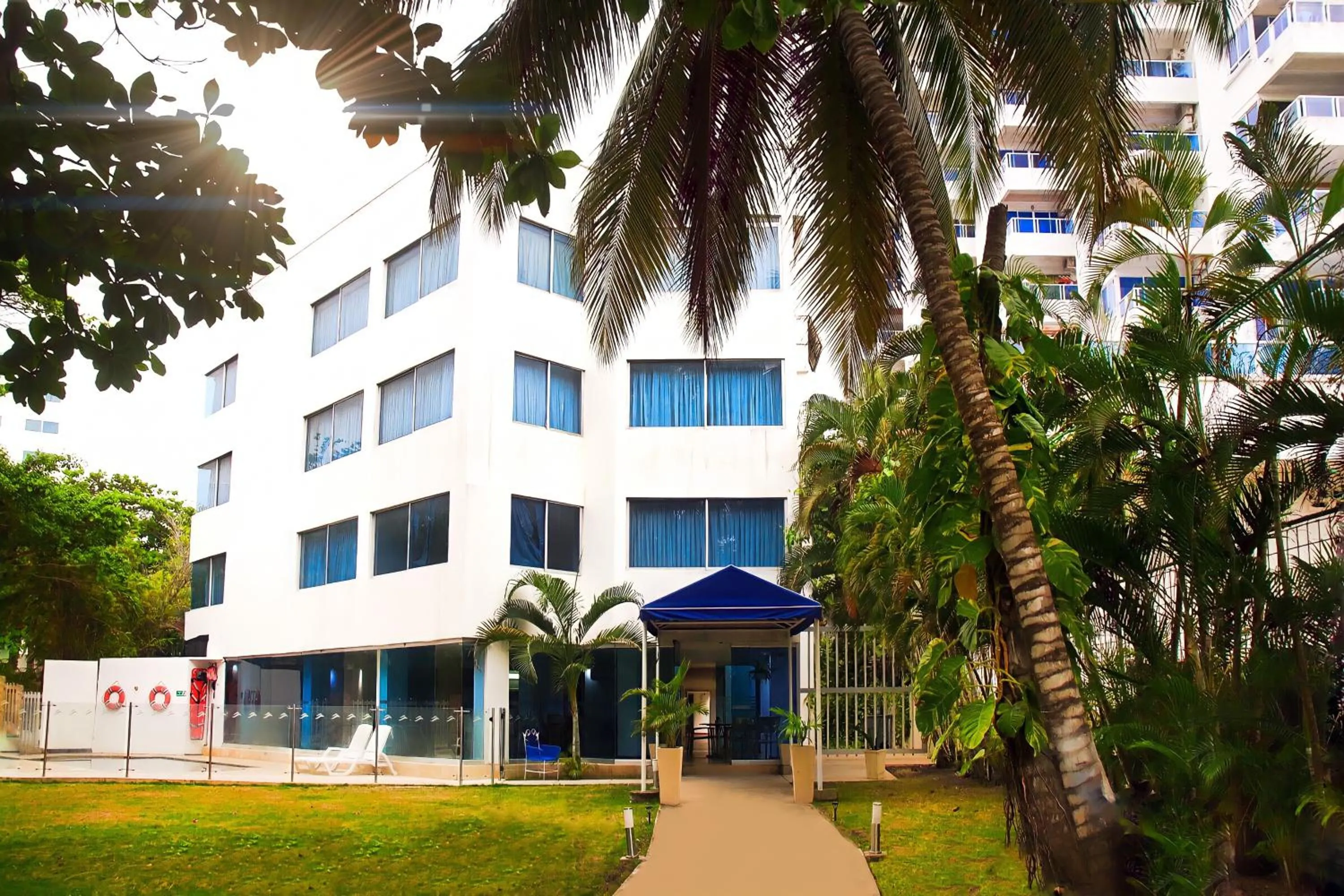 Garden in Hotel Oceania Cartagena