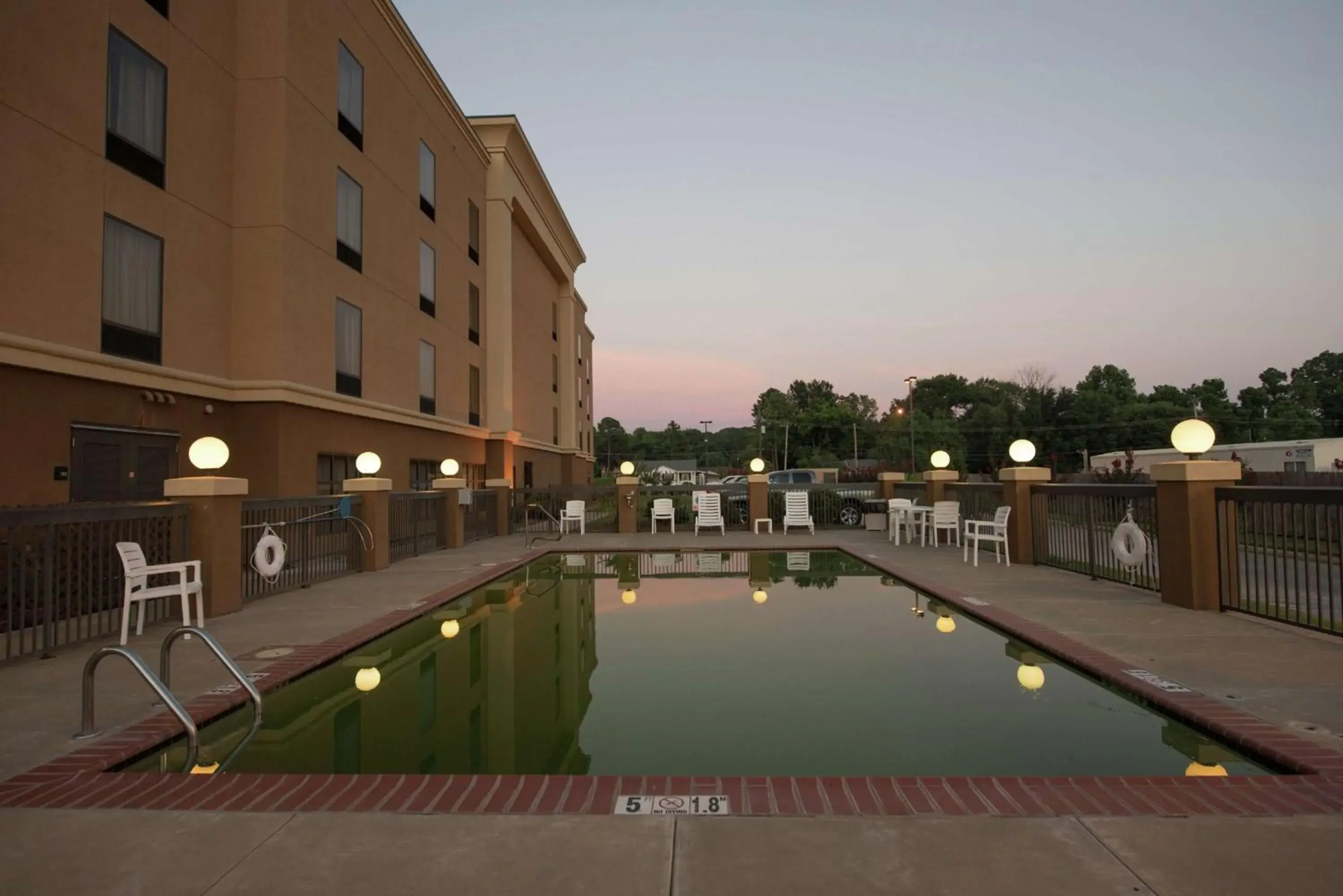 Pool view in Hampton Inn Yazoo City Pool view in Hampton Inn Yazoo City