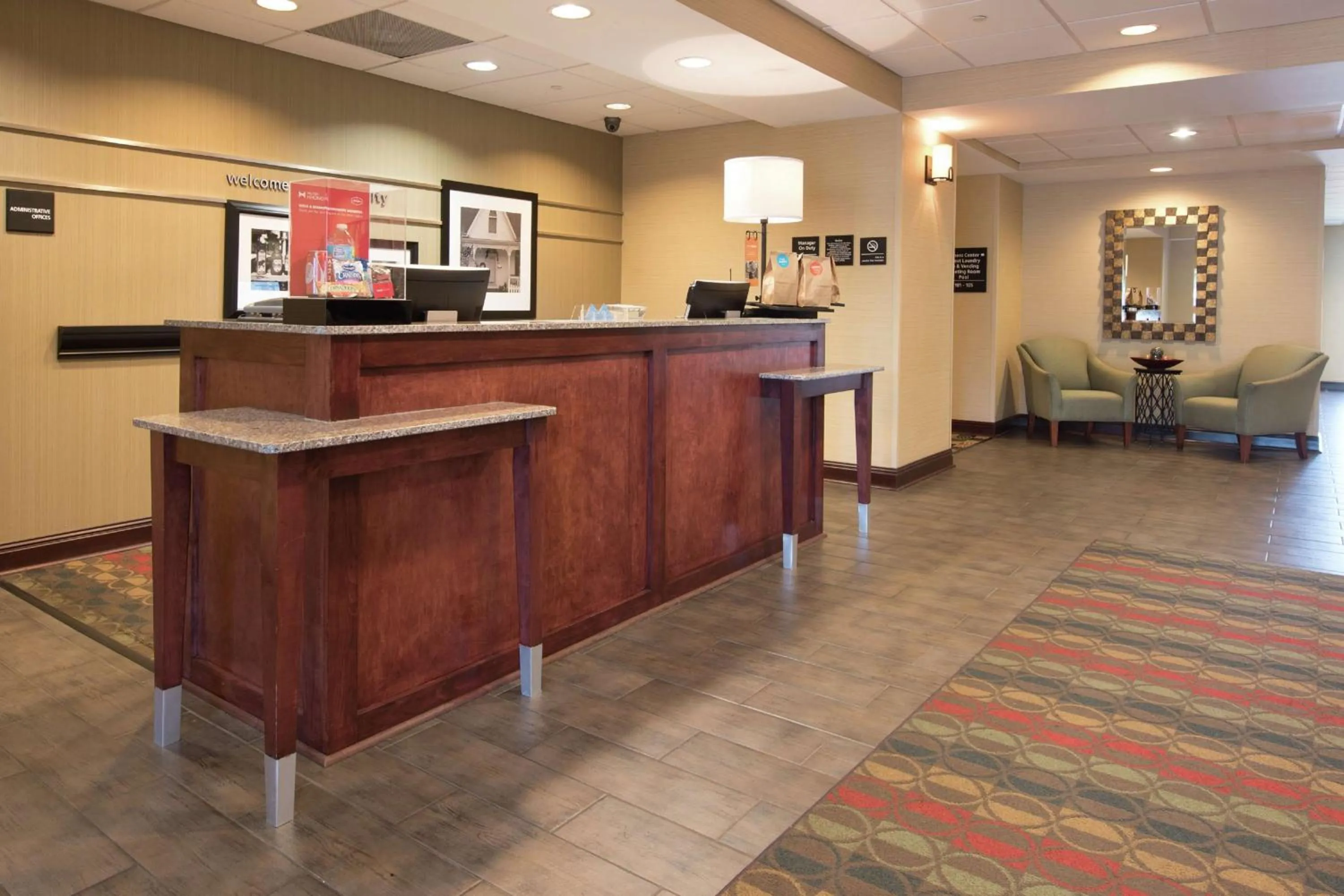 Lobby or reception in Hampton Inn Yazoo City
