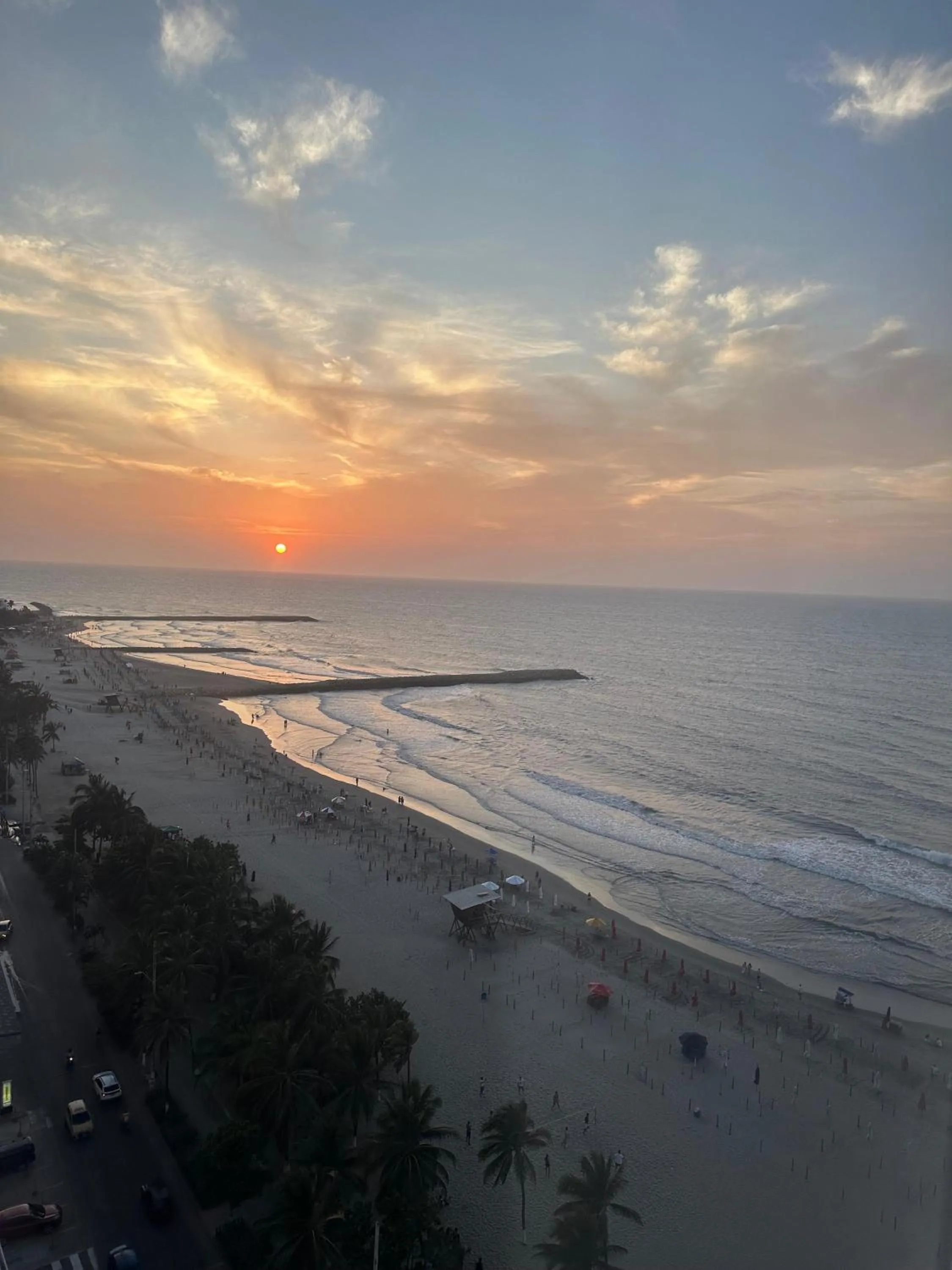 Beach in Hotel Almirante Cartagena Colombia