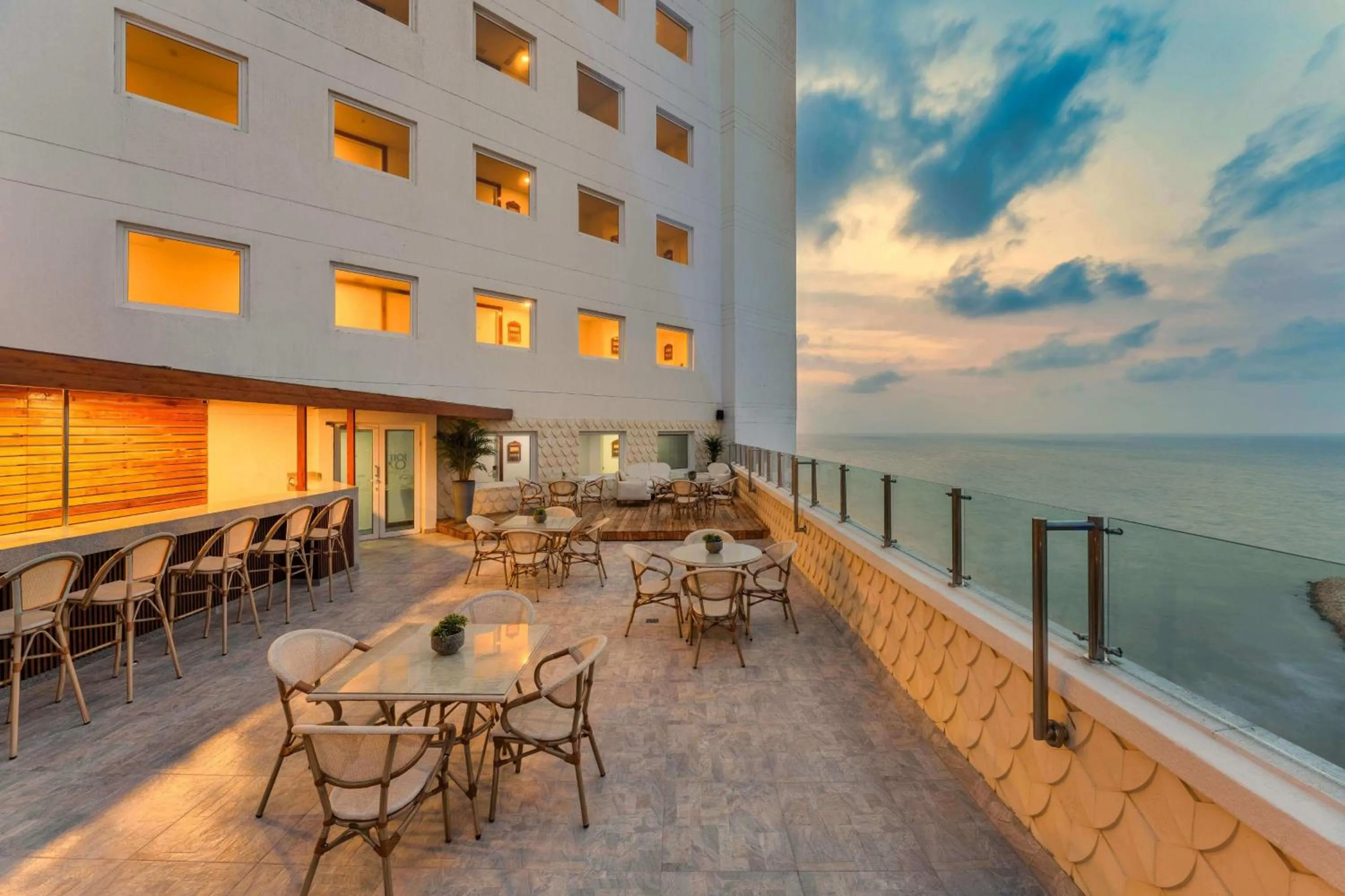 Natural landscape in Hotel Almirante Cartagena Colombia