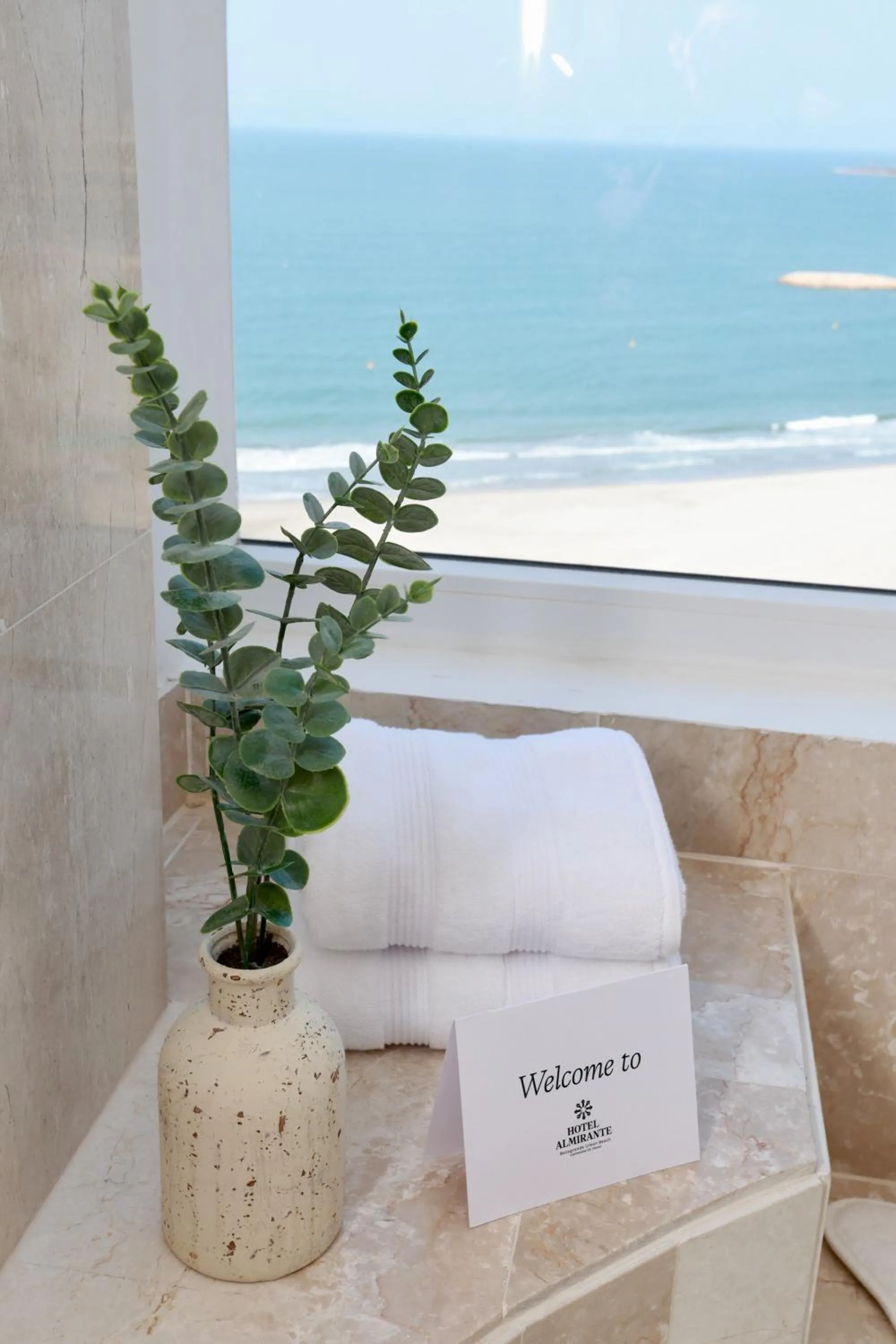 Sea view in Hotel Almirante Cartagena Colombia