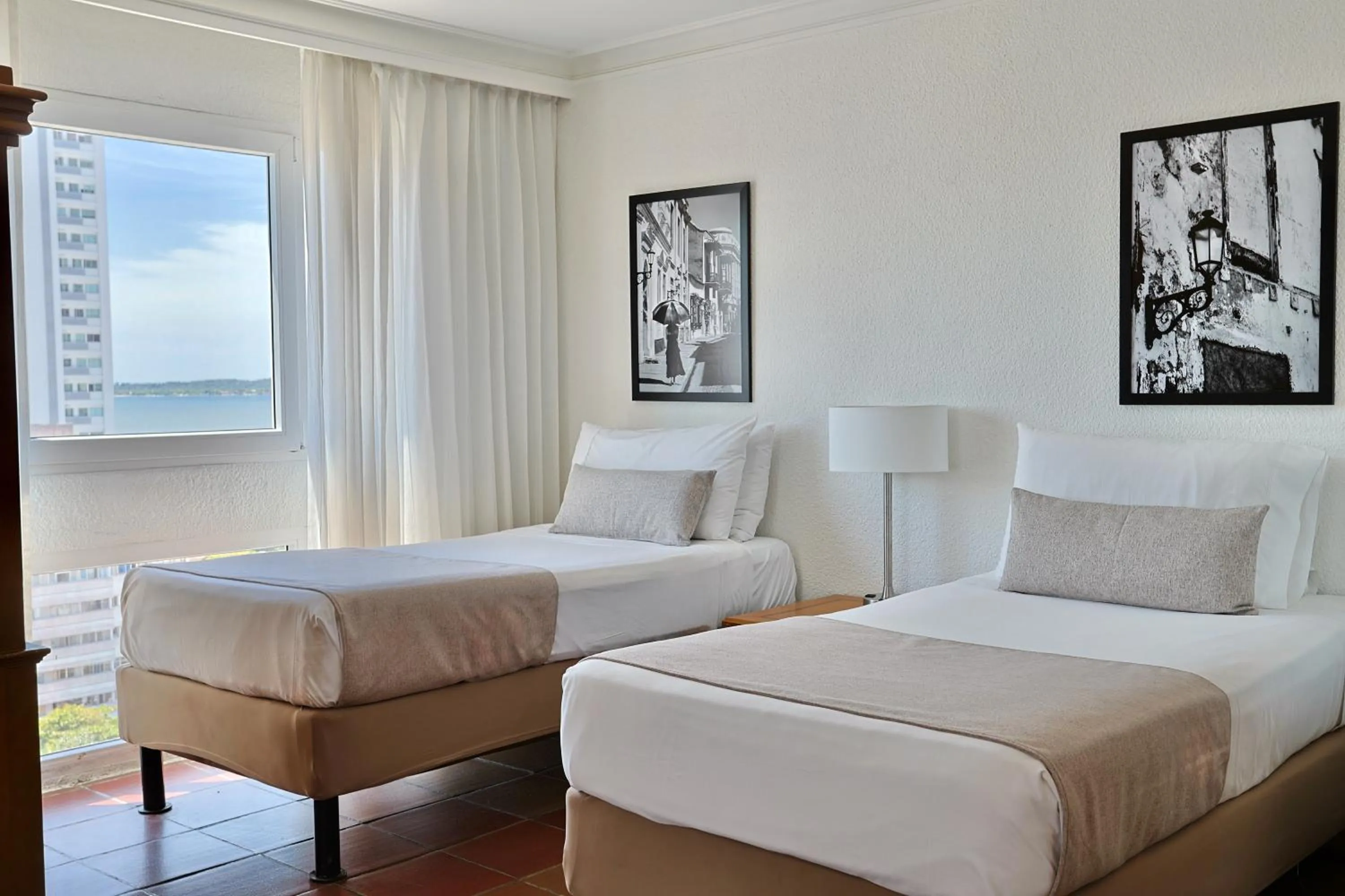 Bed in Hotel Almirante Cartagena Colombia