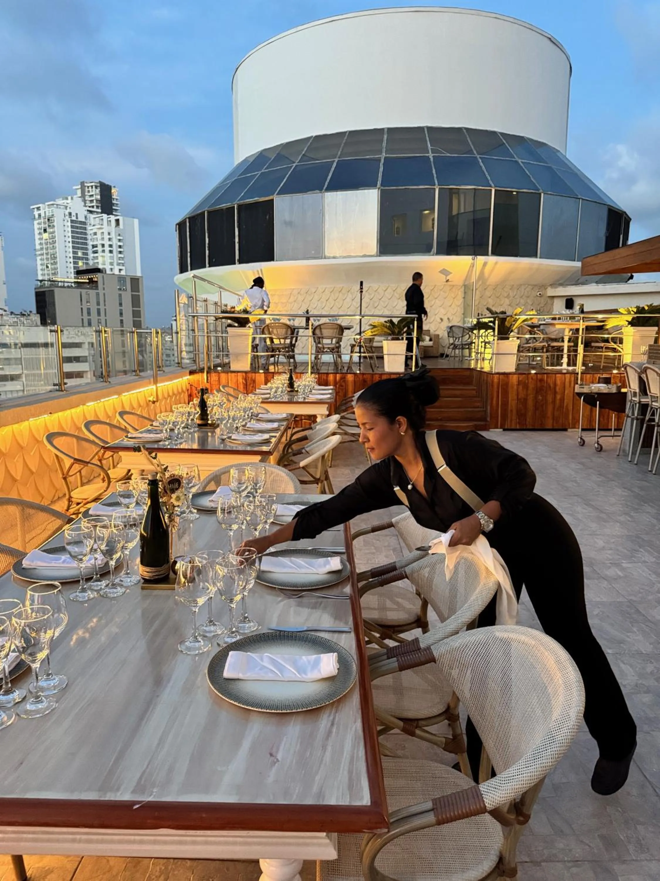 Restaurant/places to eat in Hotel Almirante Cartagena Colombia