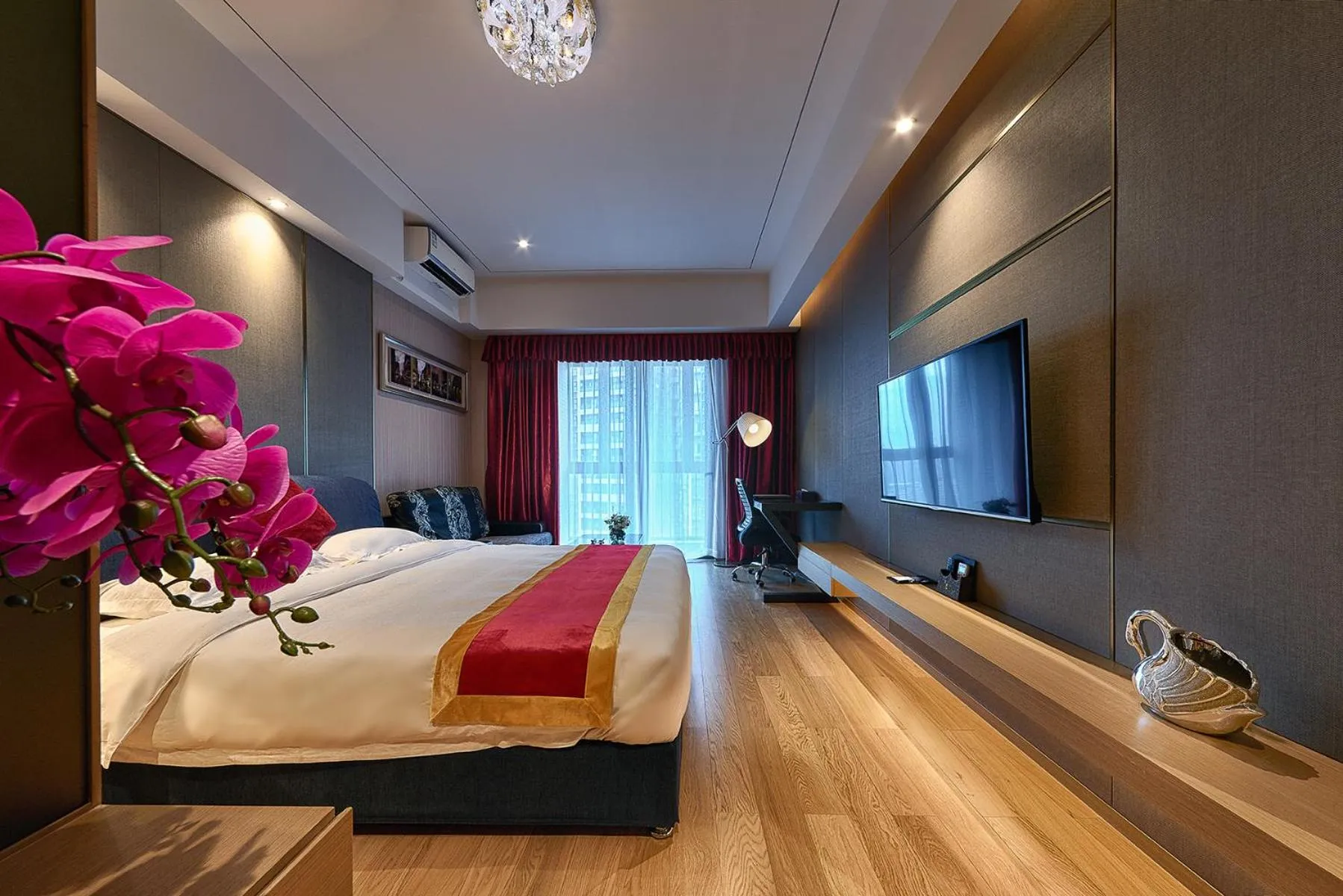 Photo of the whole room, Bed in Heefun International Apartment - Free Shuttle to Canton Fair