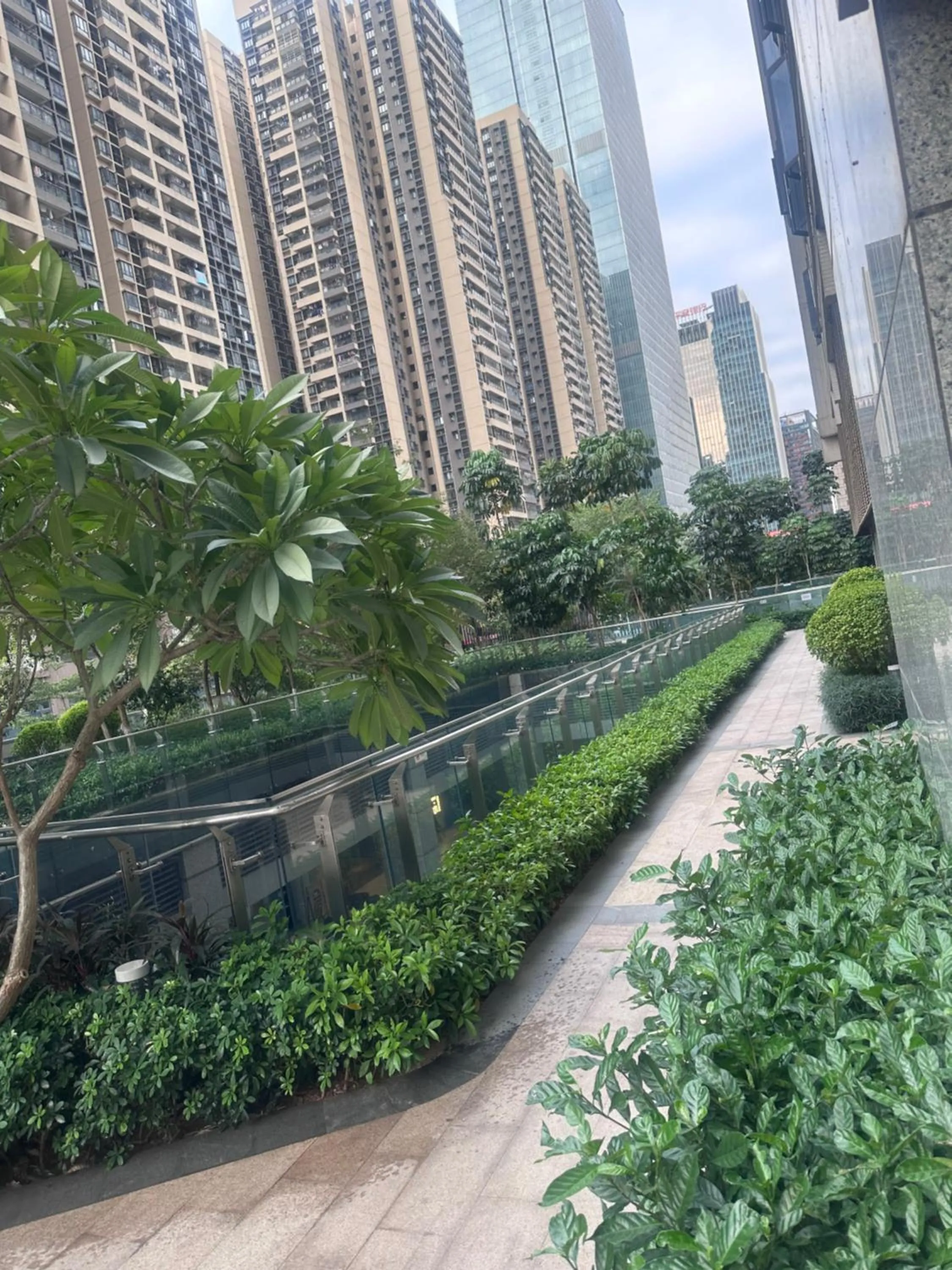 Garden view in Heefun International Apartment - Free Shuttle to Canton Fair