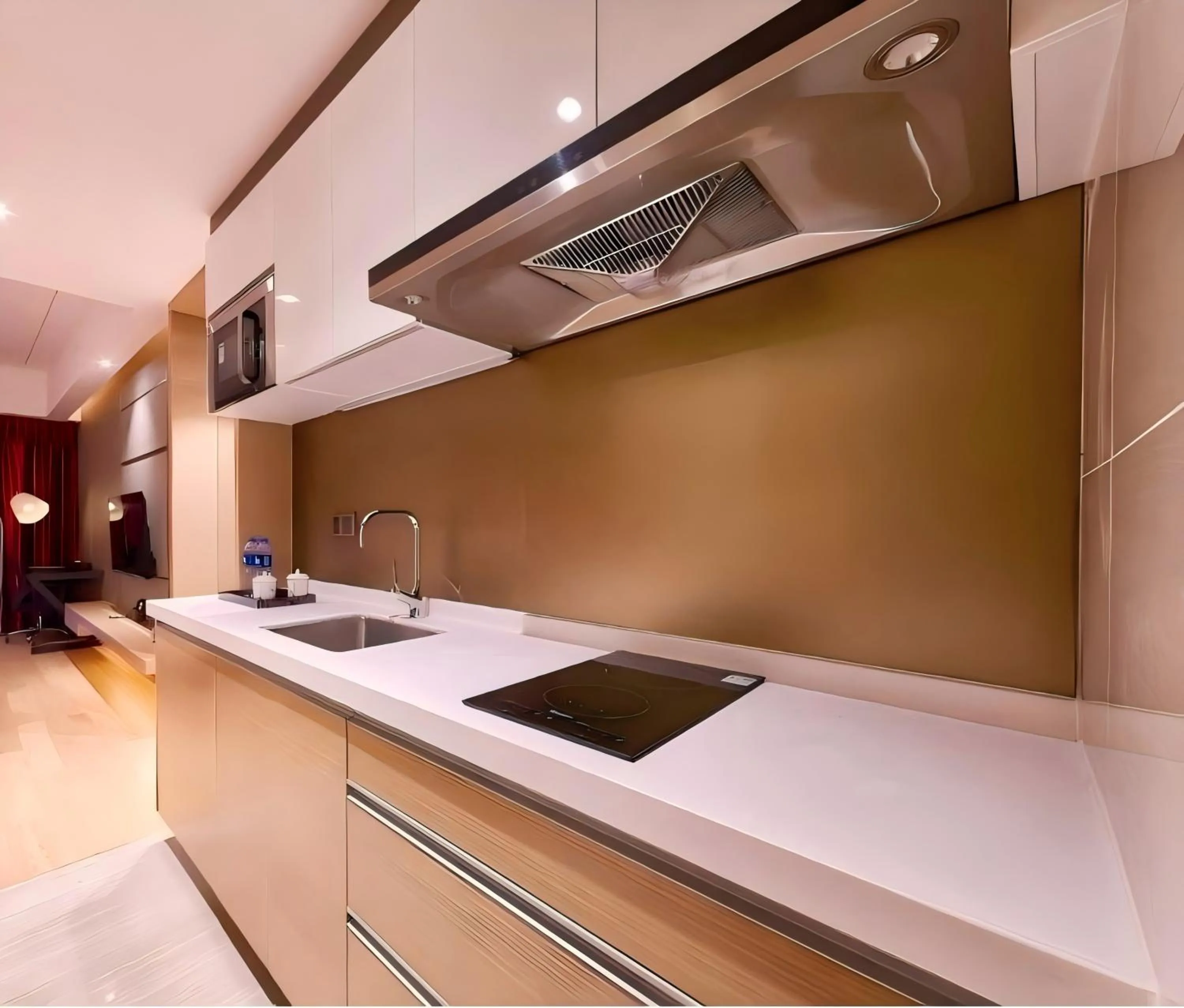 Kitchen or kitchenette in Heefun International Apartment - Free Shuttle to Canton Fair