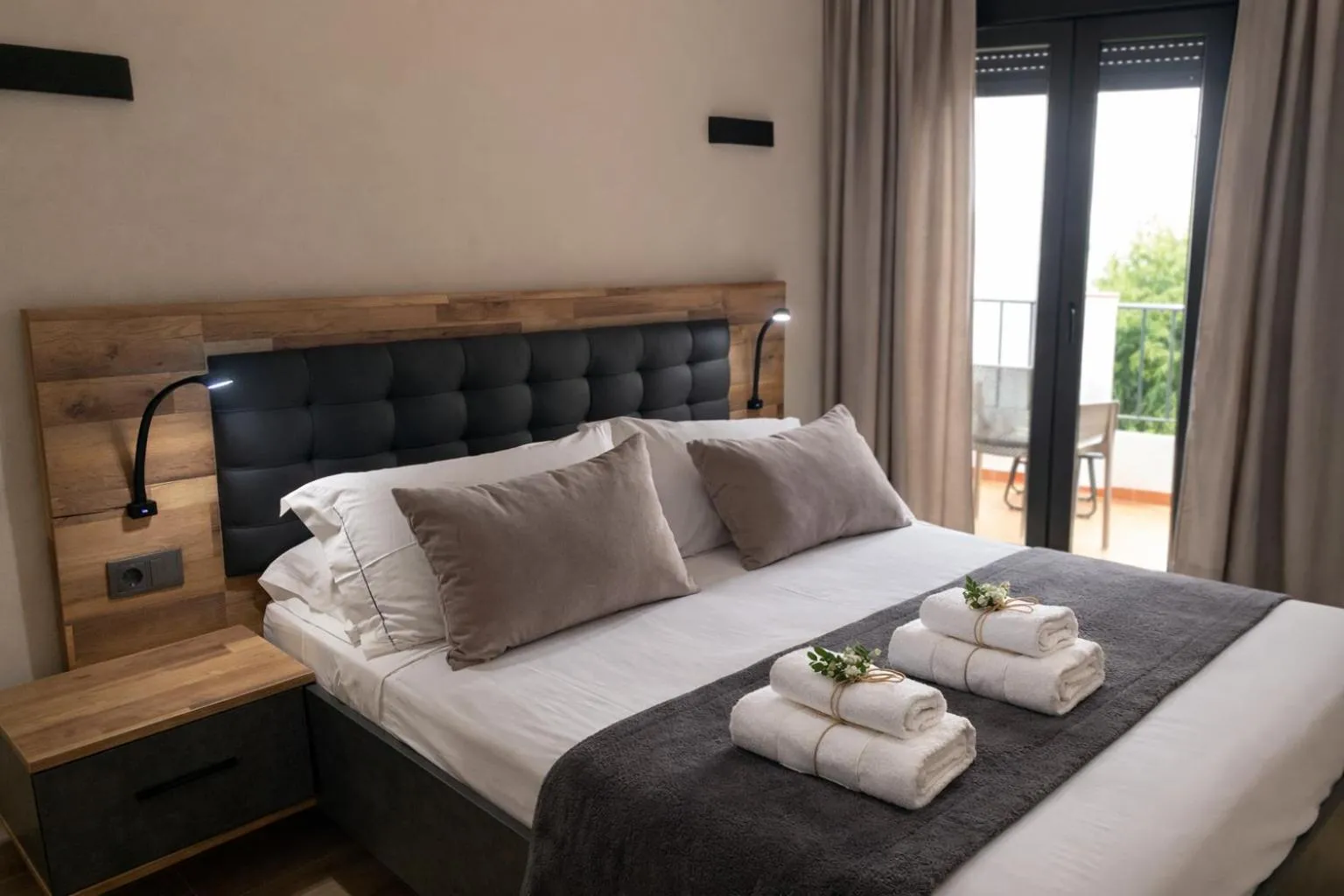 Bed in NerjaRooms