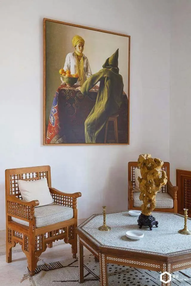 Living room in Palais Claudio Bravo