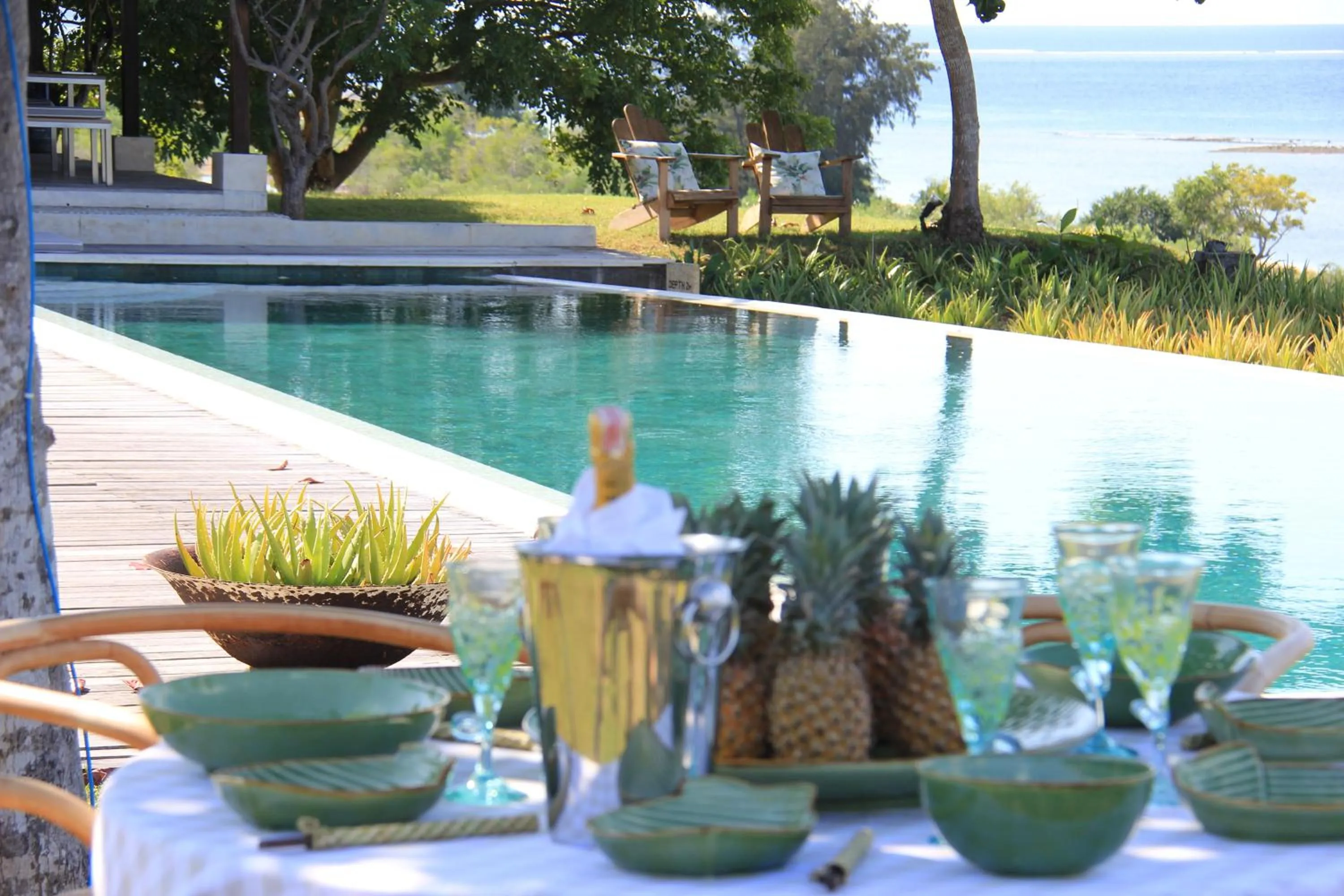 Garden in Villa Selalu Gili Gede