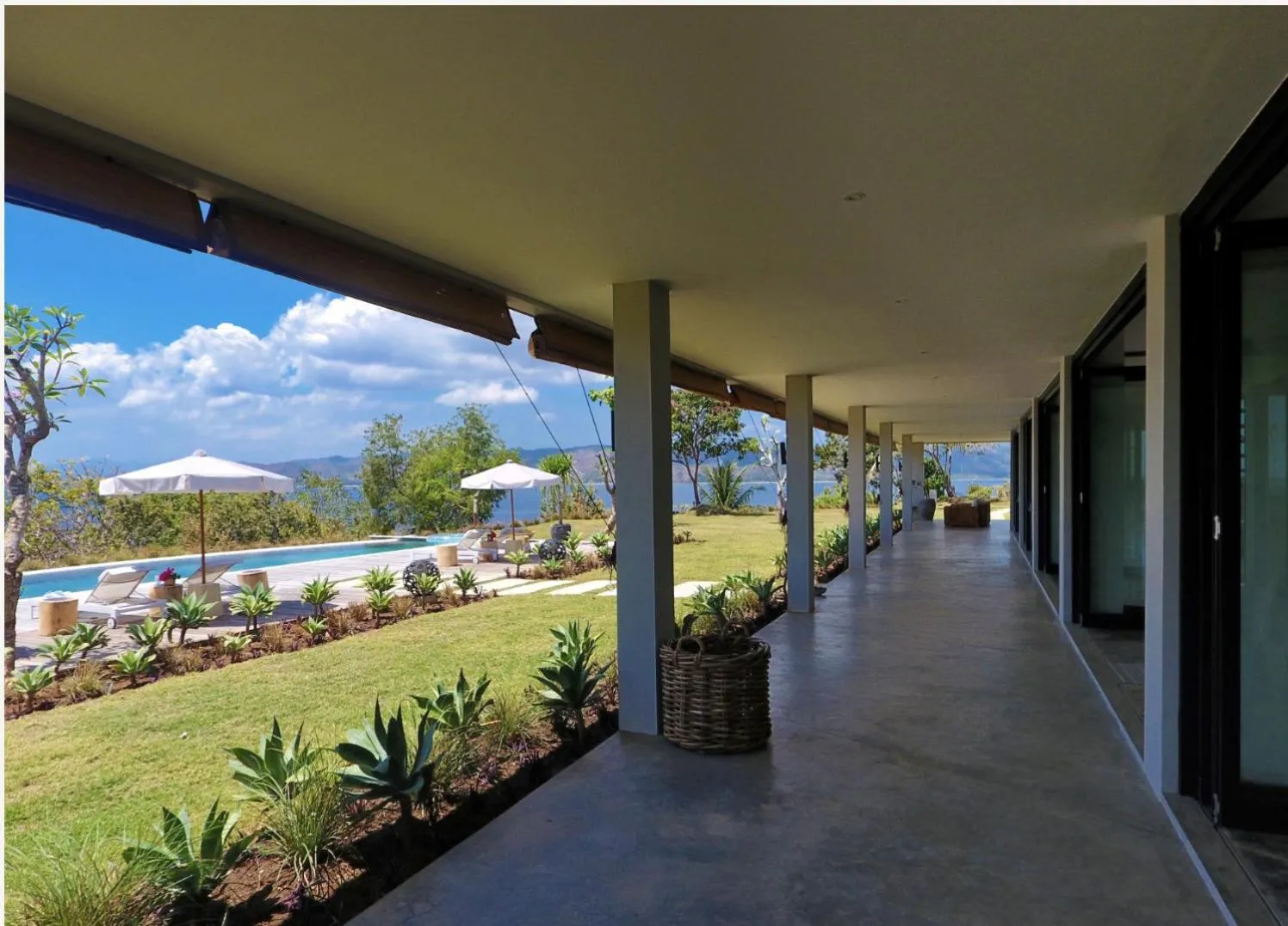 Balcony/Terrace in Villa Selalu Gili Gede