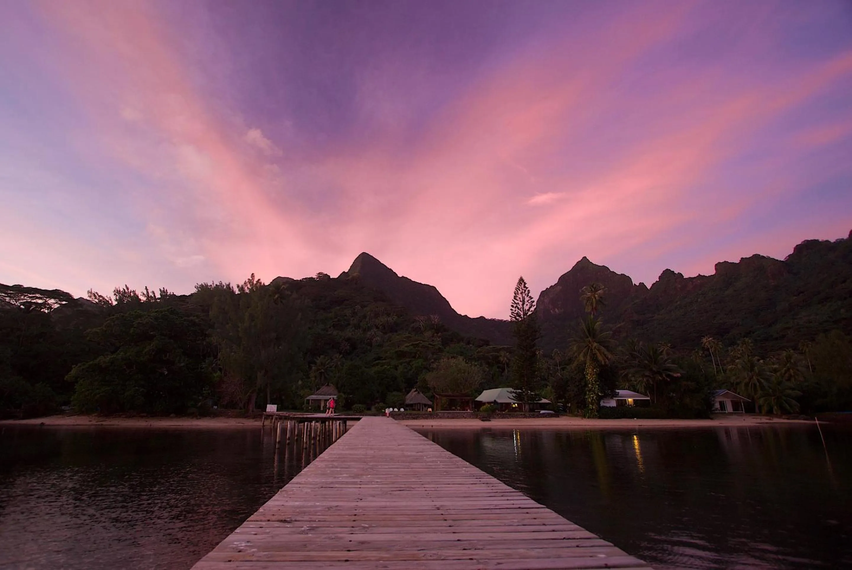 Natural landscape in Linareva Moorea Beach Resort