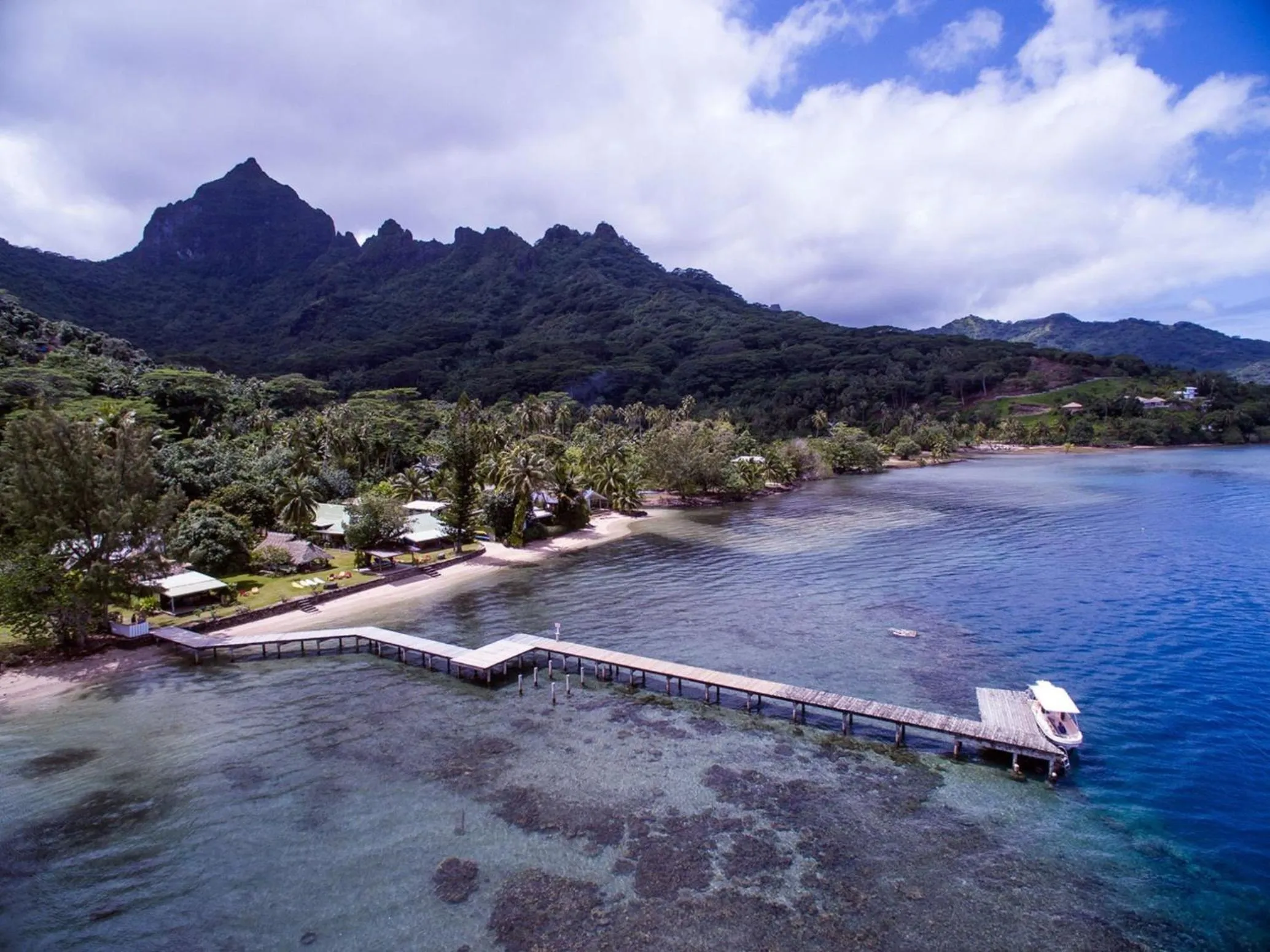 Bird's eye view in Linareva Moorea Beach Resort