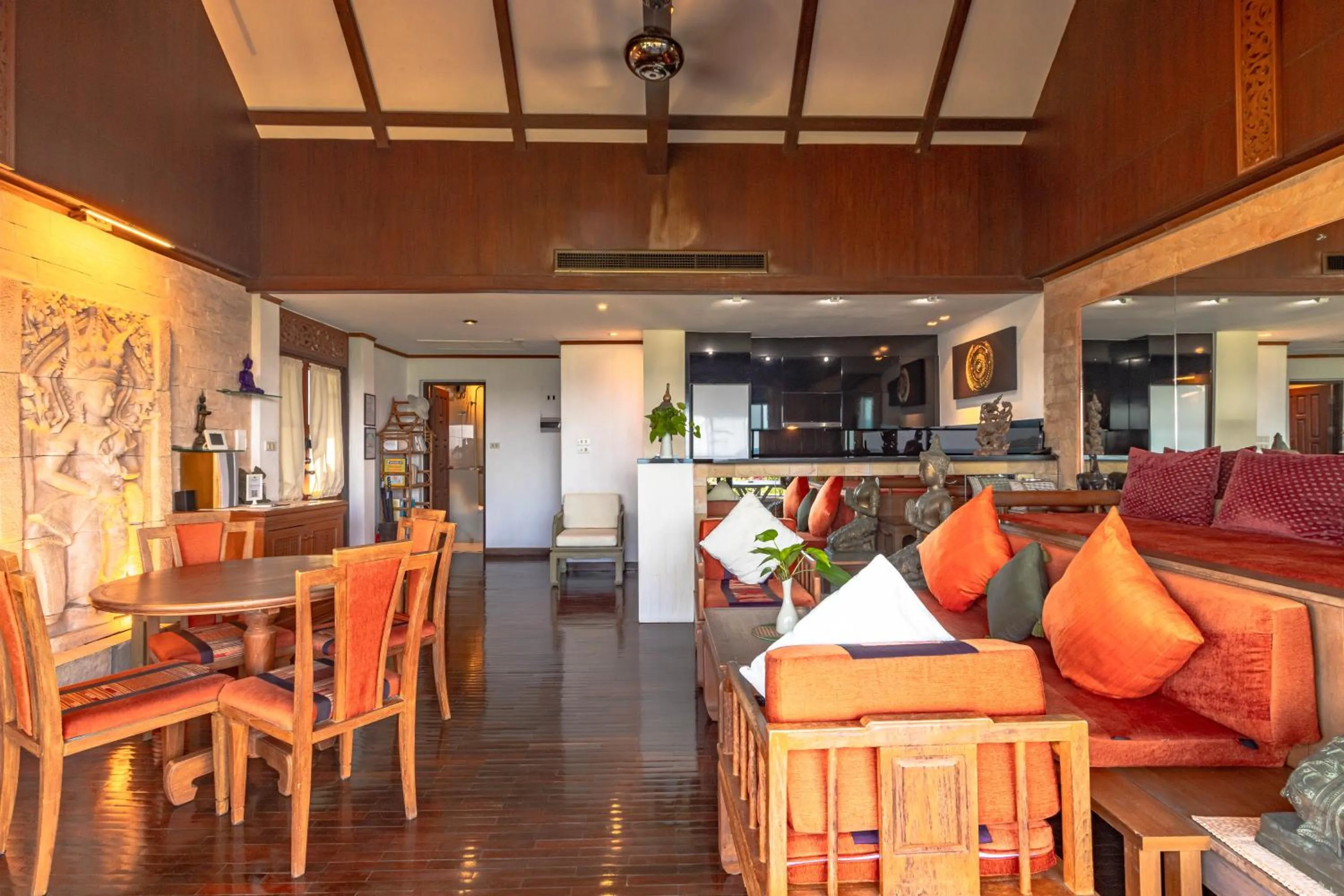 Living room in Kamala Beach Estate Resort - SHA Extra Plus
