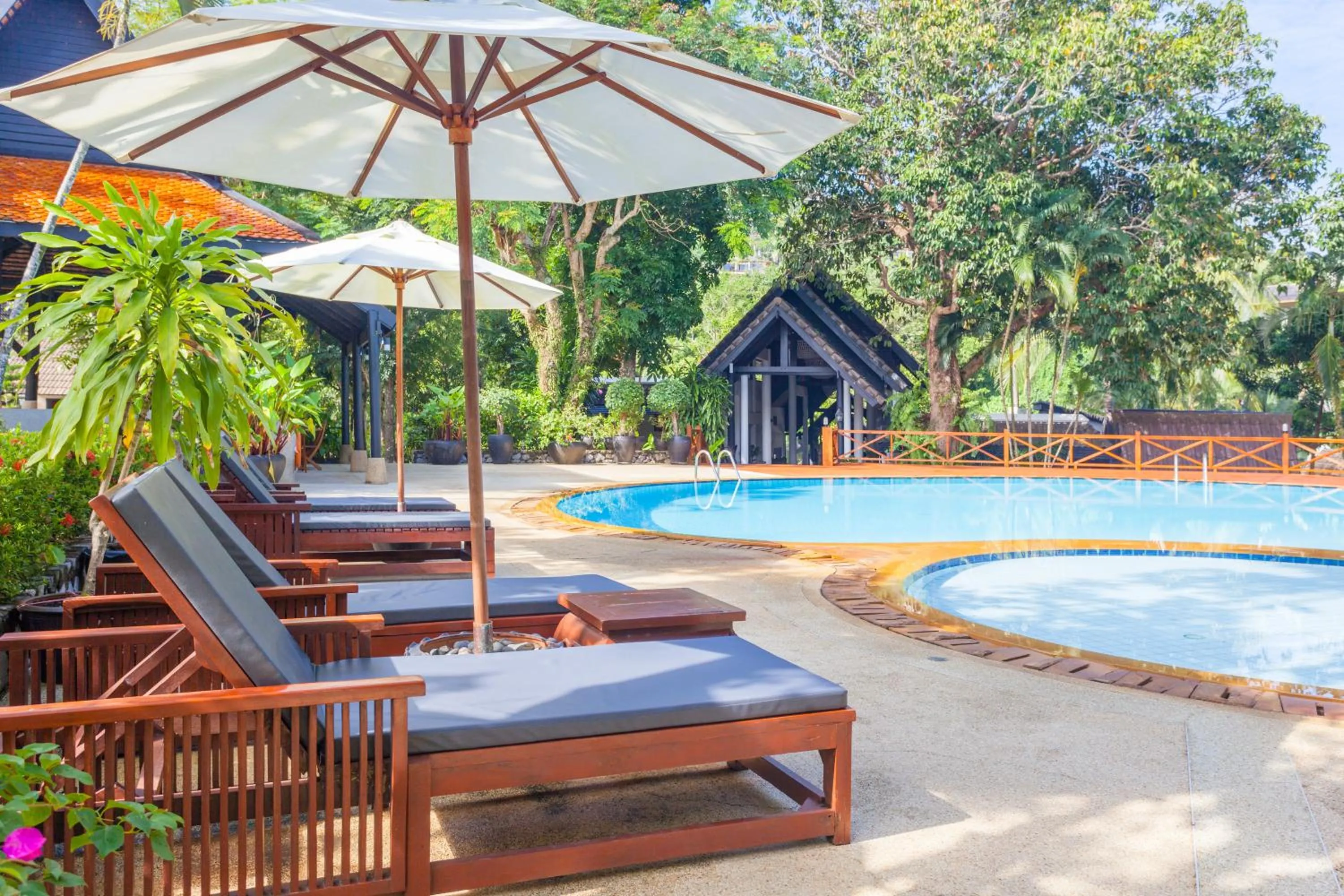 Swimming pool in Kamala Beach Estate Resort - SHA Extra Plus