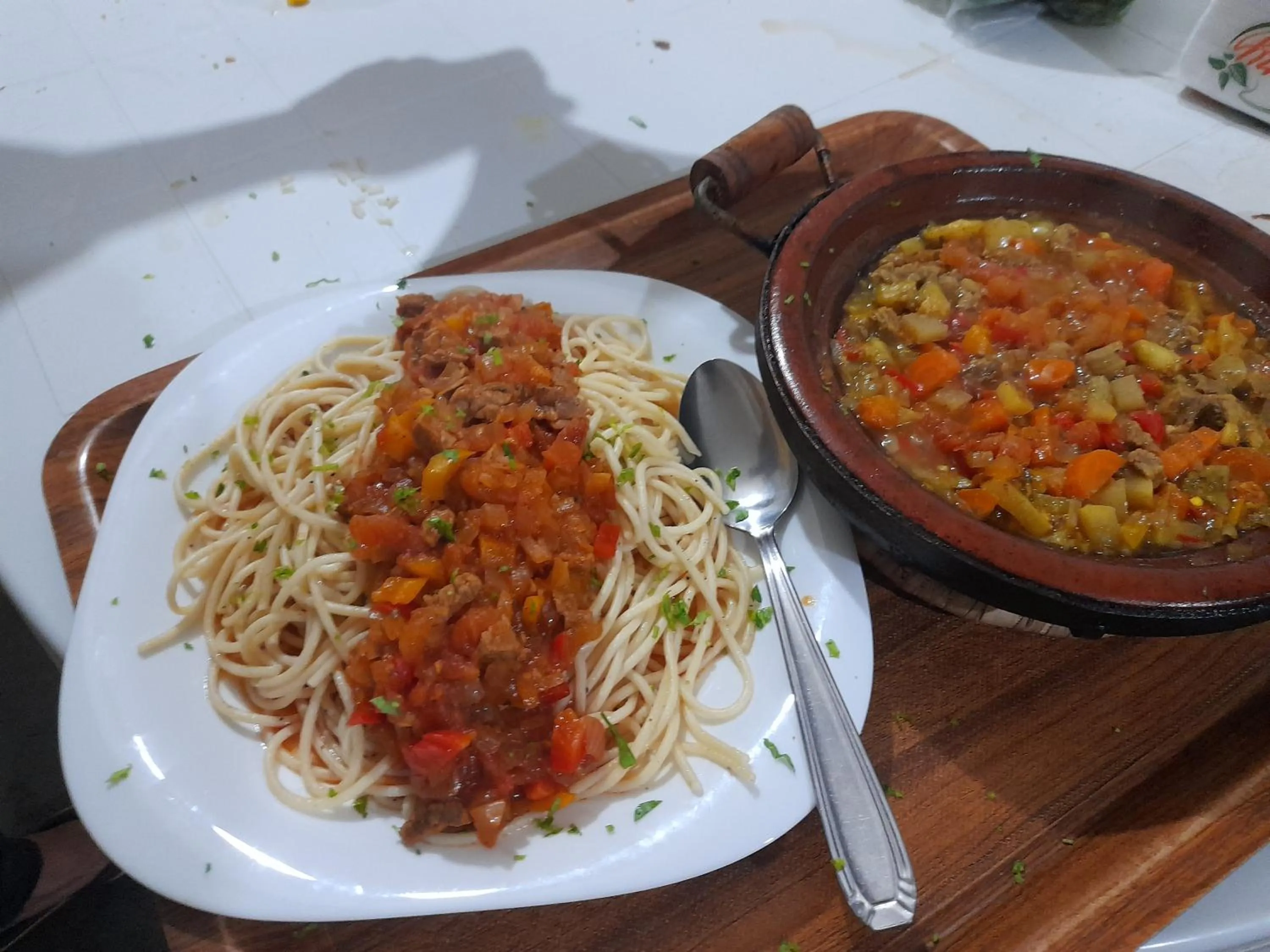 Food and drinks in Hotel Restaurant Camping Berbère de la Montagne