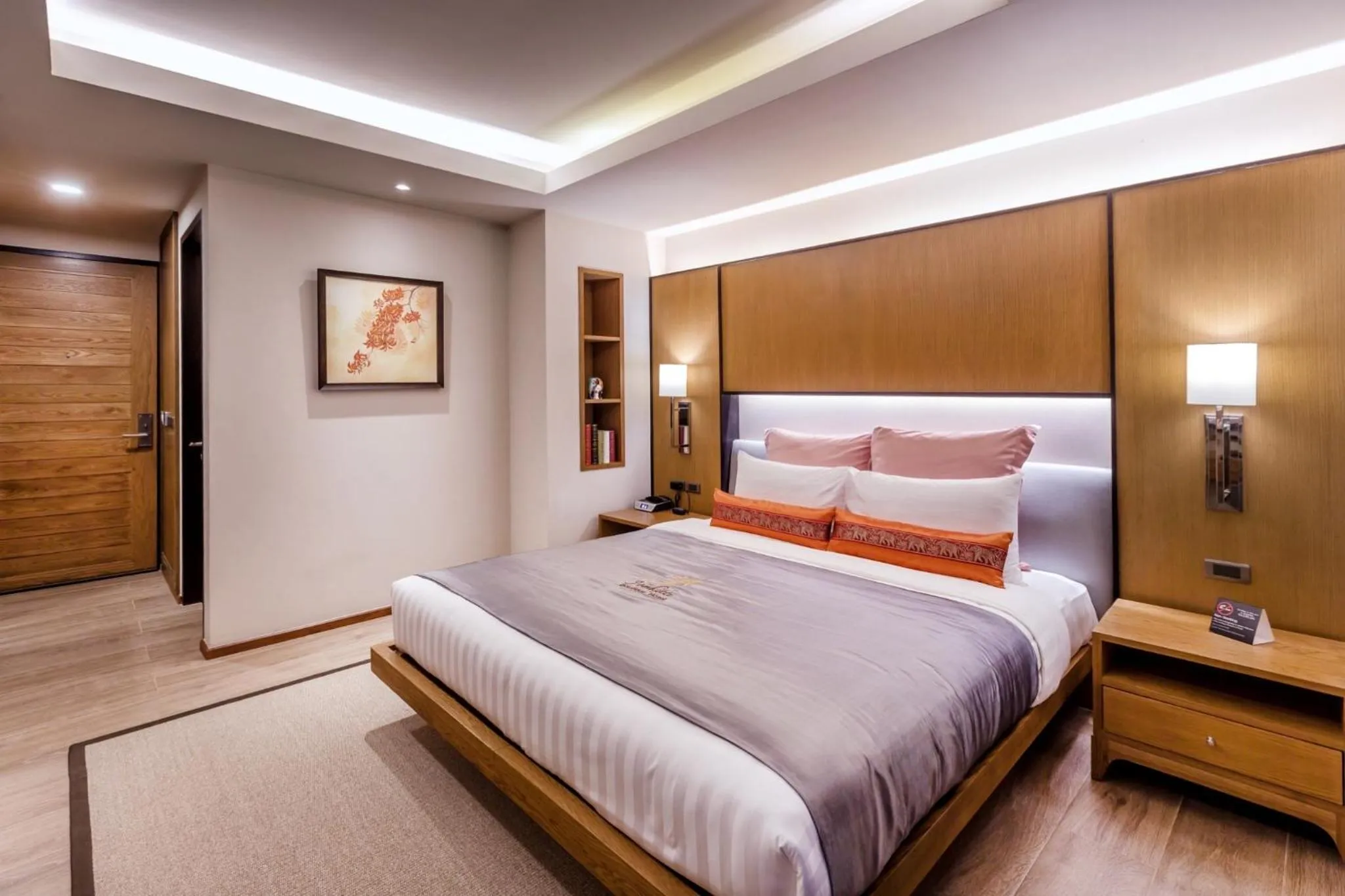 Bed in Jomkitti Boutique Hotel