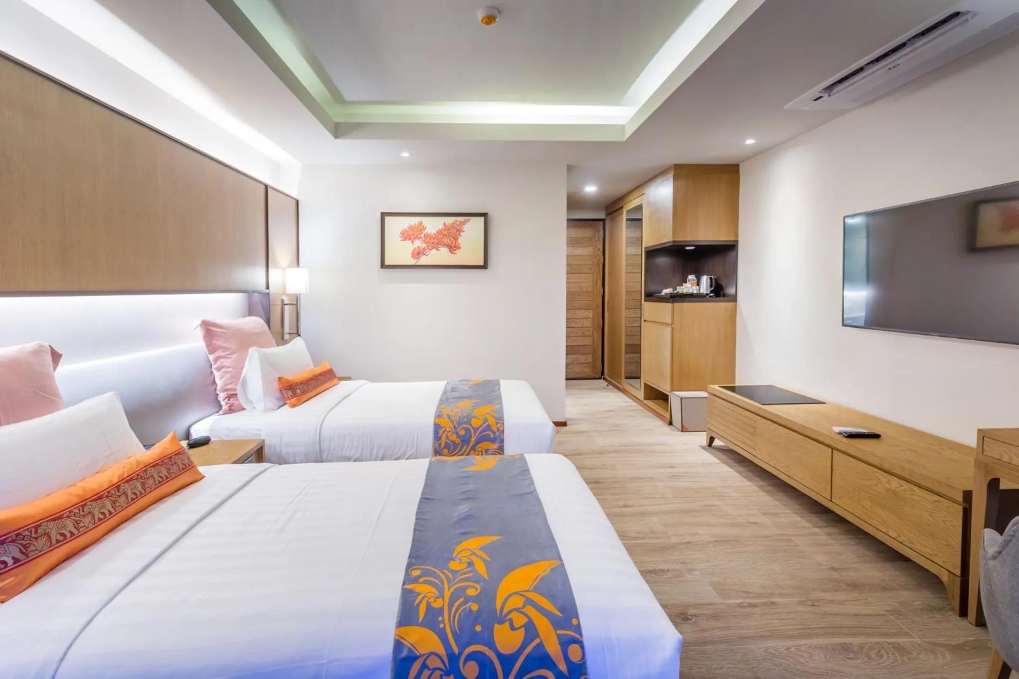 TV and multimedia, Bed in Jomkitti Boutique Hotel