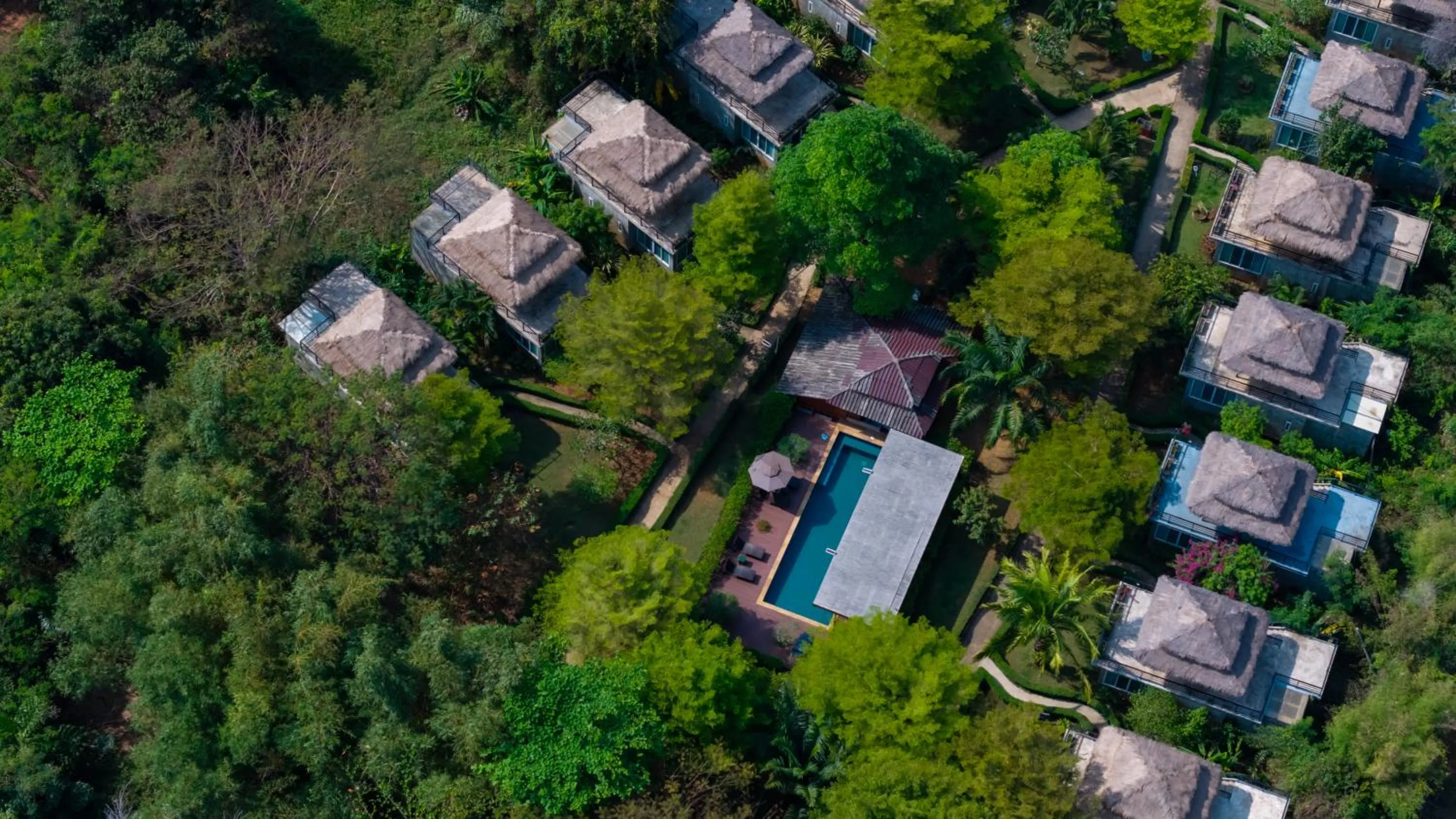 Natural landscape in Koh Mak White Sand Beach