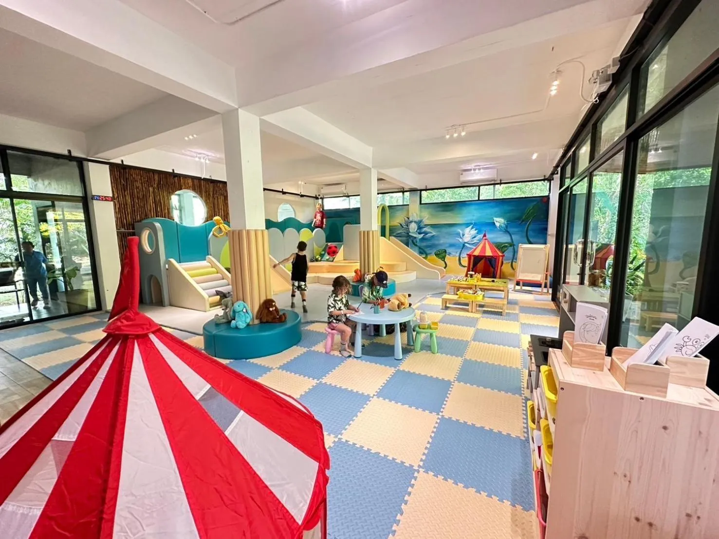 Children play ground in Koh Mak White Sand Beach