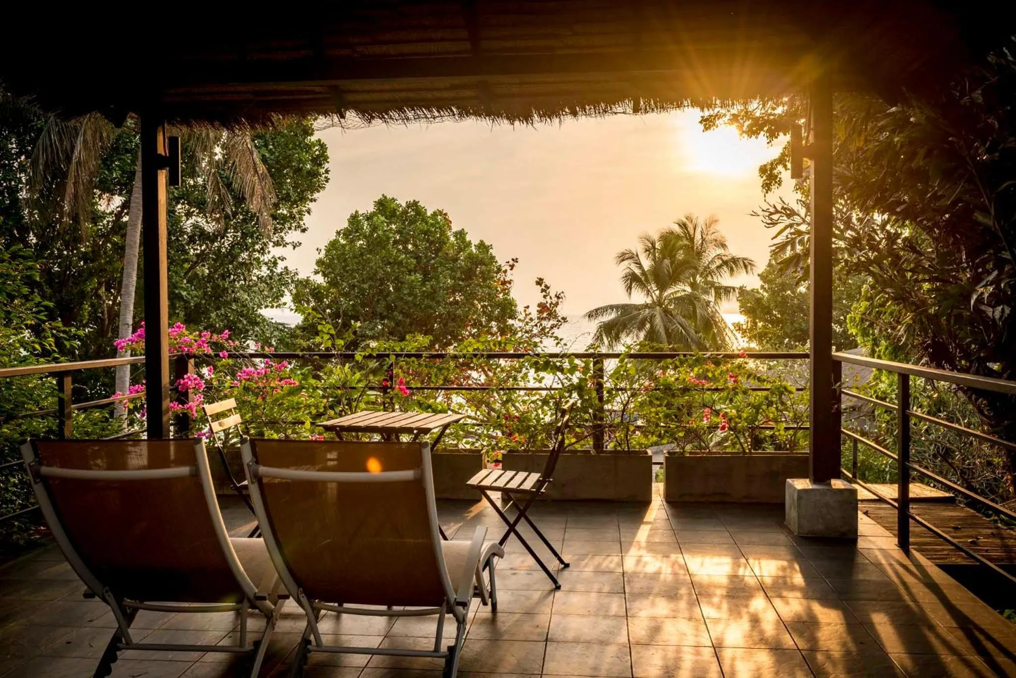 Balcony/Terrace in Koh Mak White Sand Beach