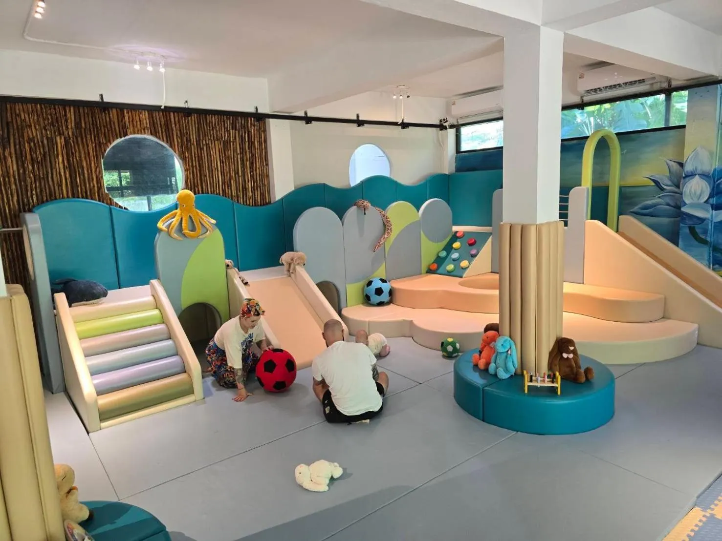 Children play ground in Koh Mak White Sand Beach