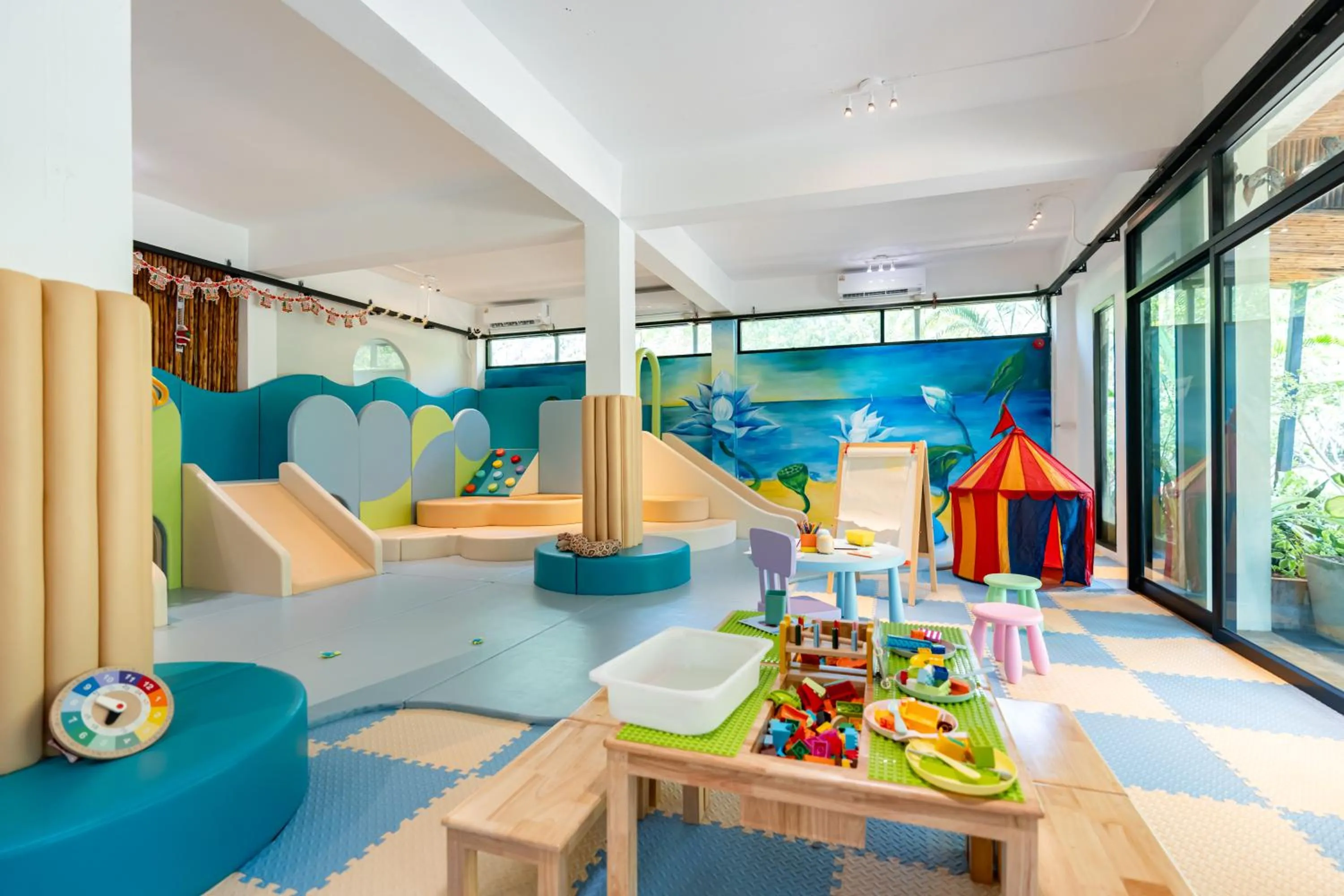 Children play ground in Koh Mak White Sand Beach