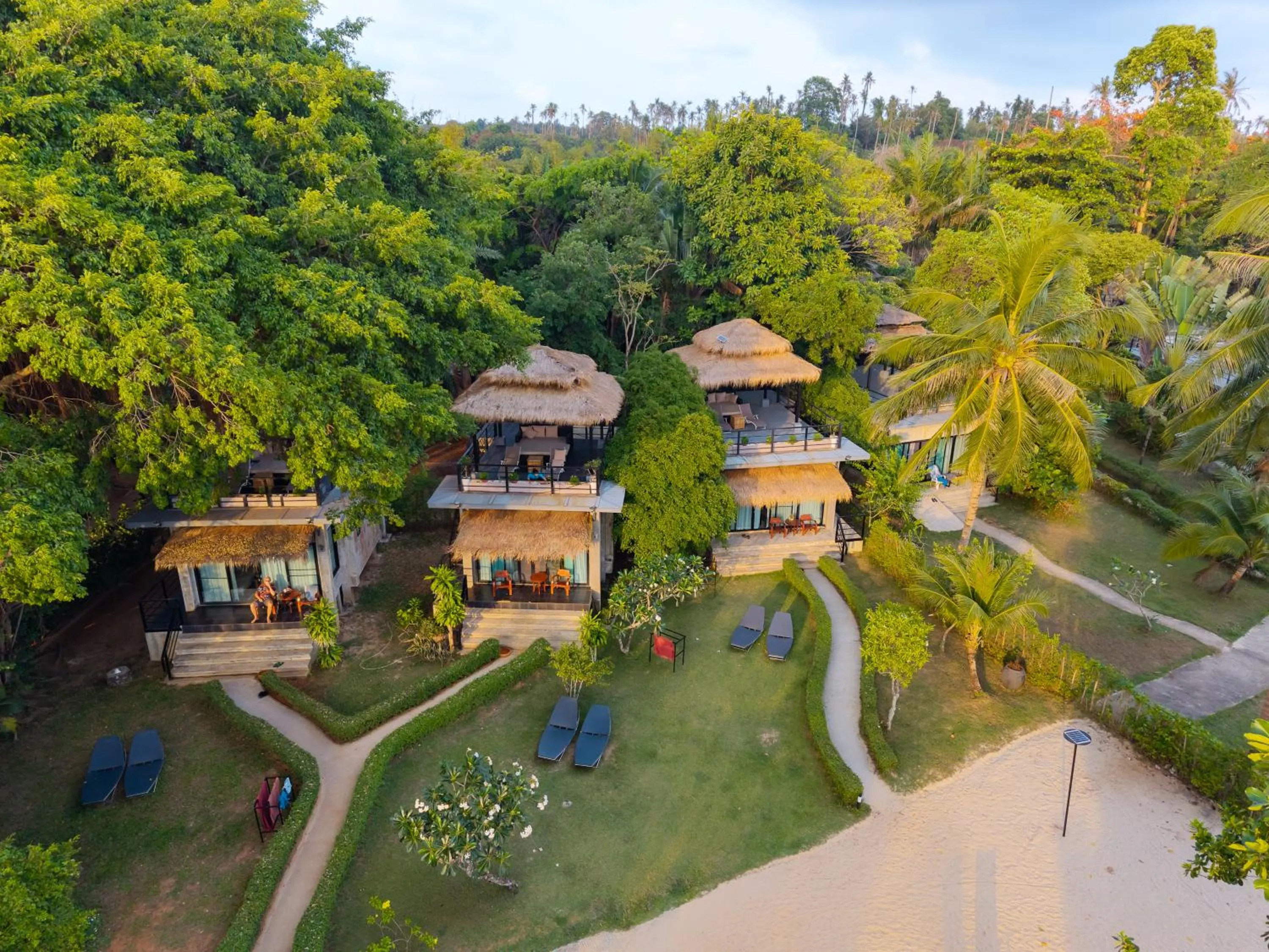 Natural landscape in Koh Mak White Sand Beach