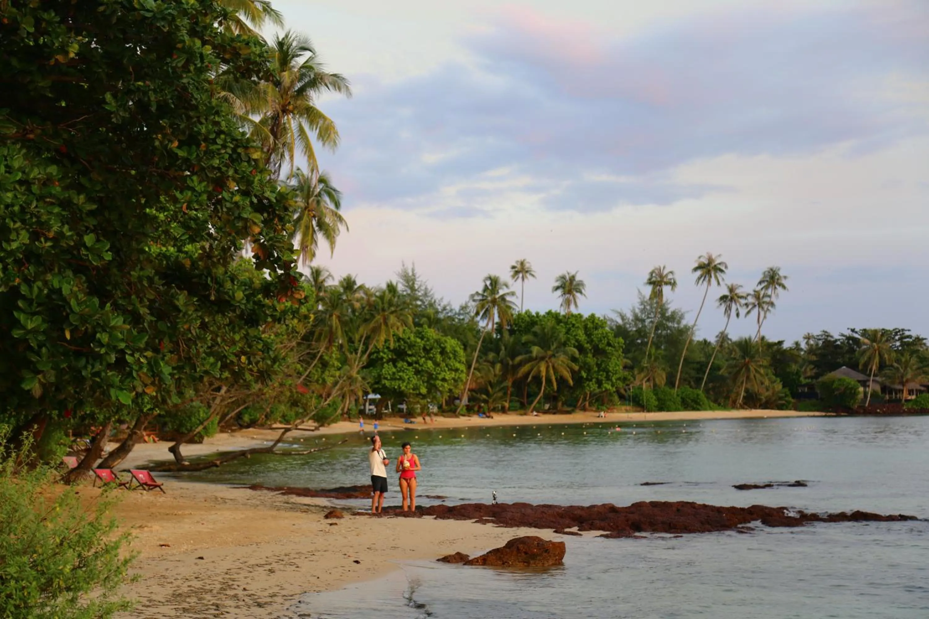 Beach in Koh Mak White Sand Beach