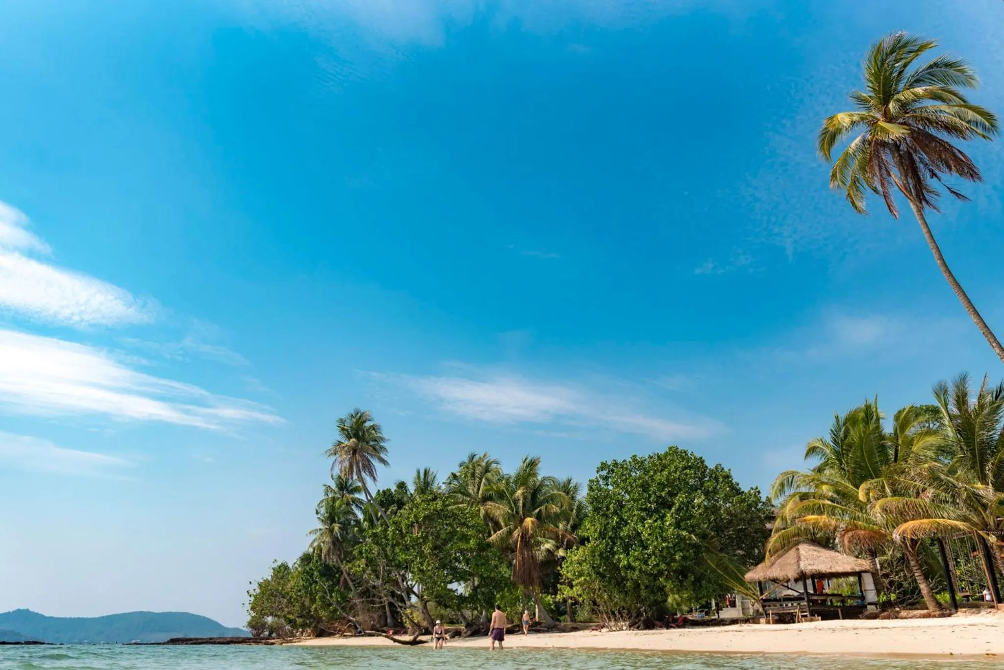Sea view in Koh Mak White Sand Beach