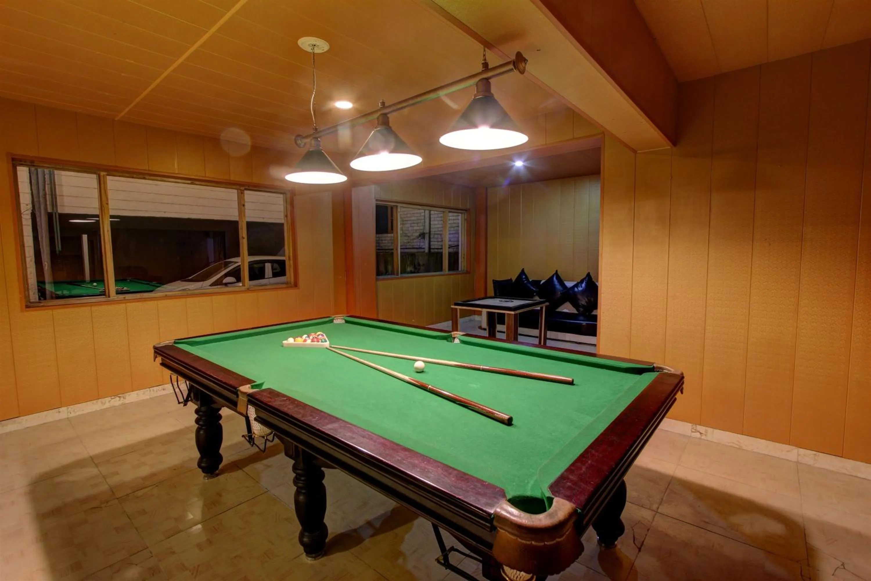 Game Room in Hill County Resort & Spa