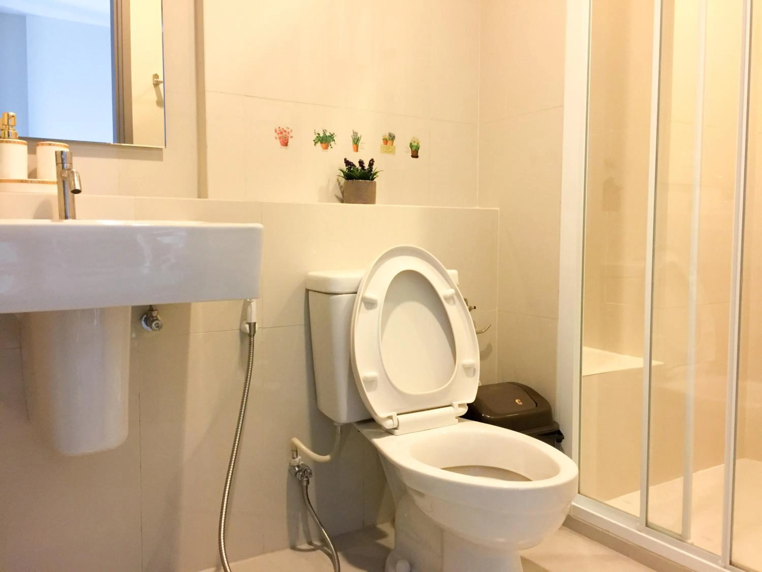 Bathroom in LLX Apartments at The Base condo