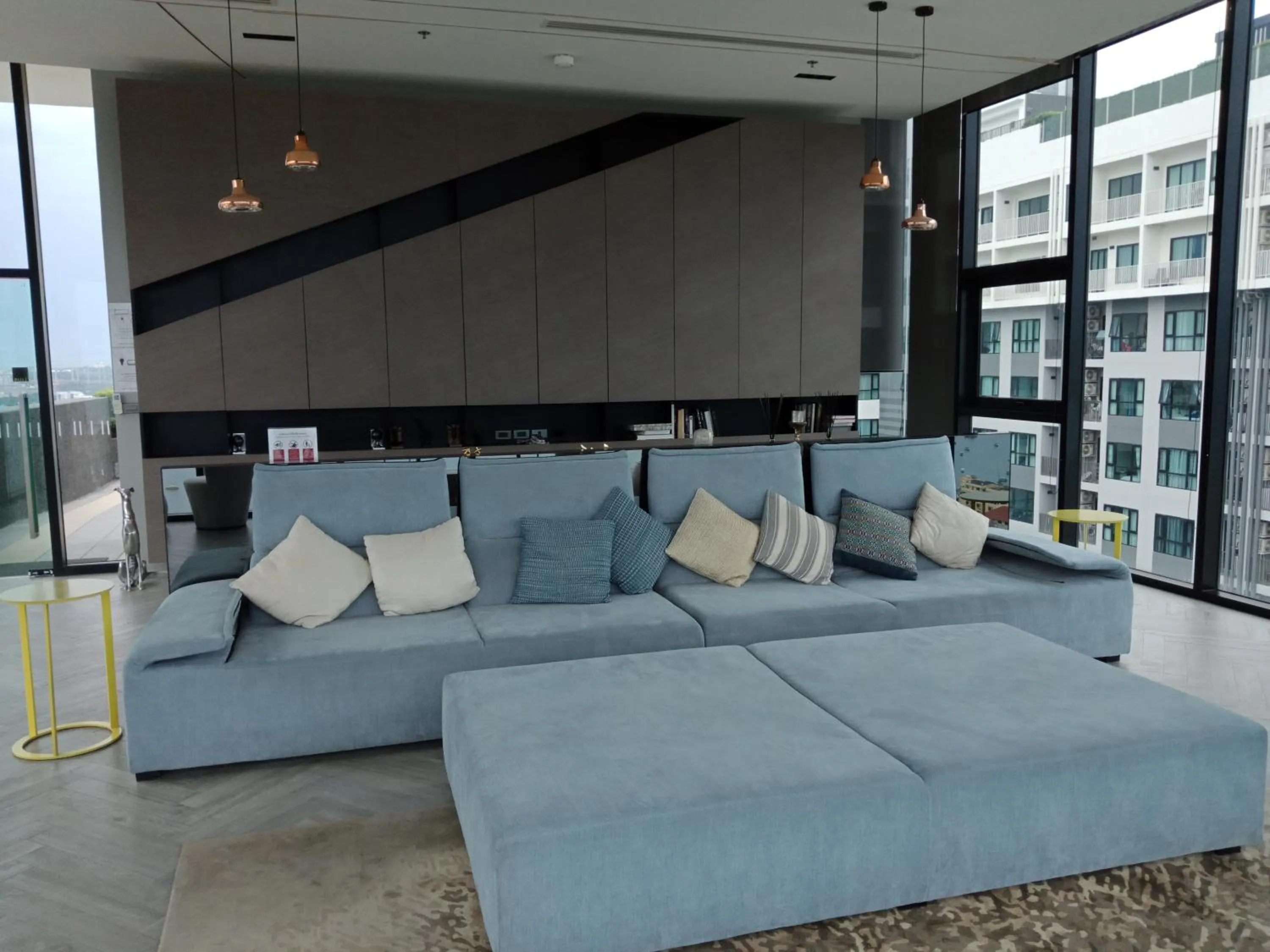 Library in LLX Apartments at The Base condo