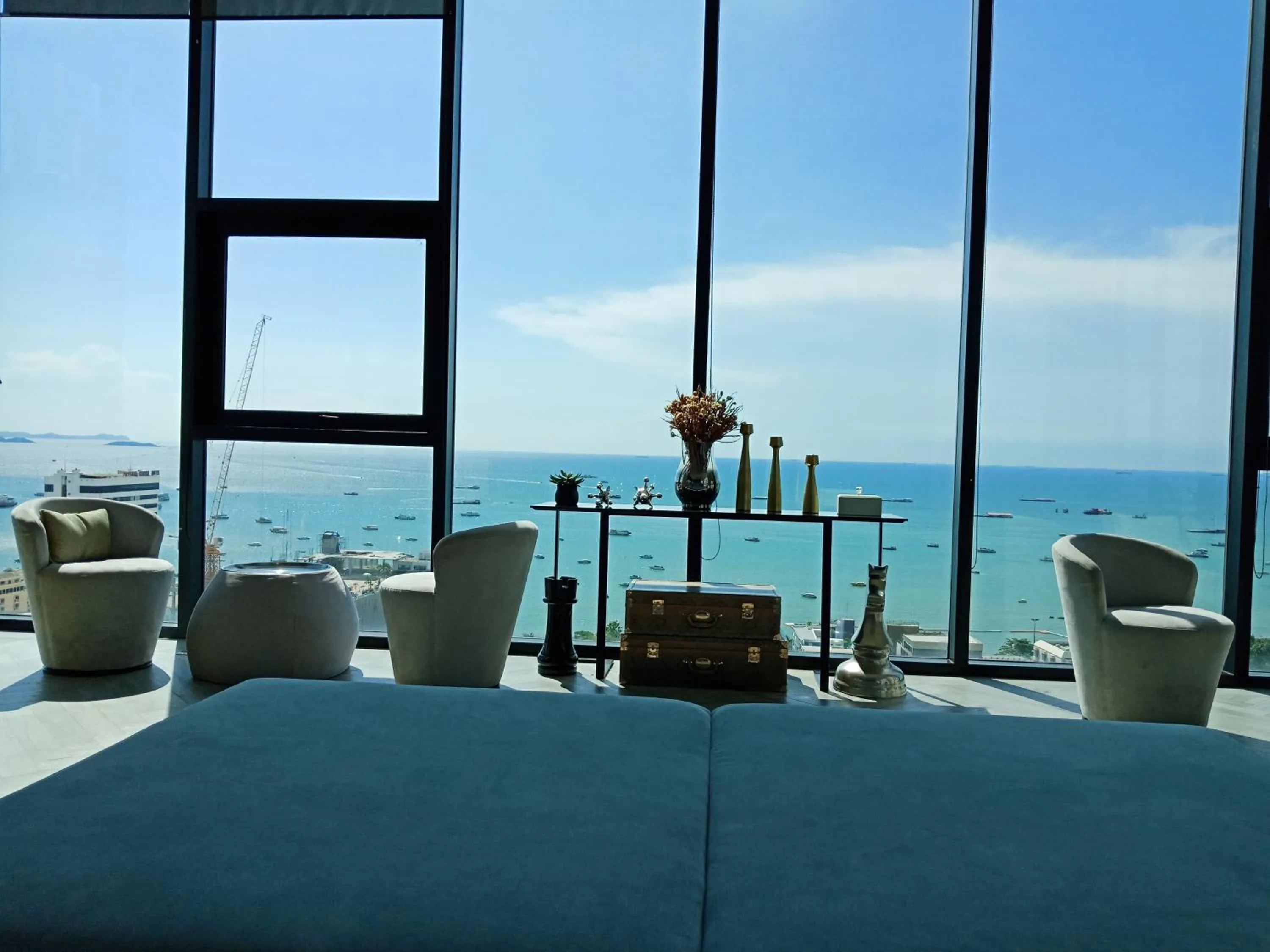 Library in LLX Apartments at The Base condo