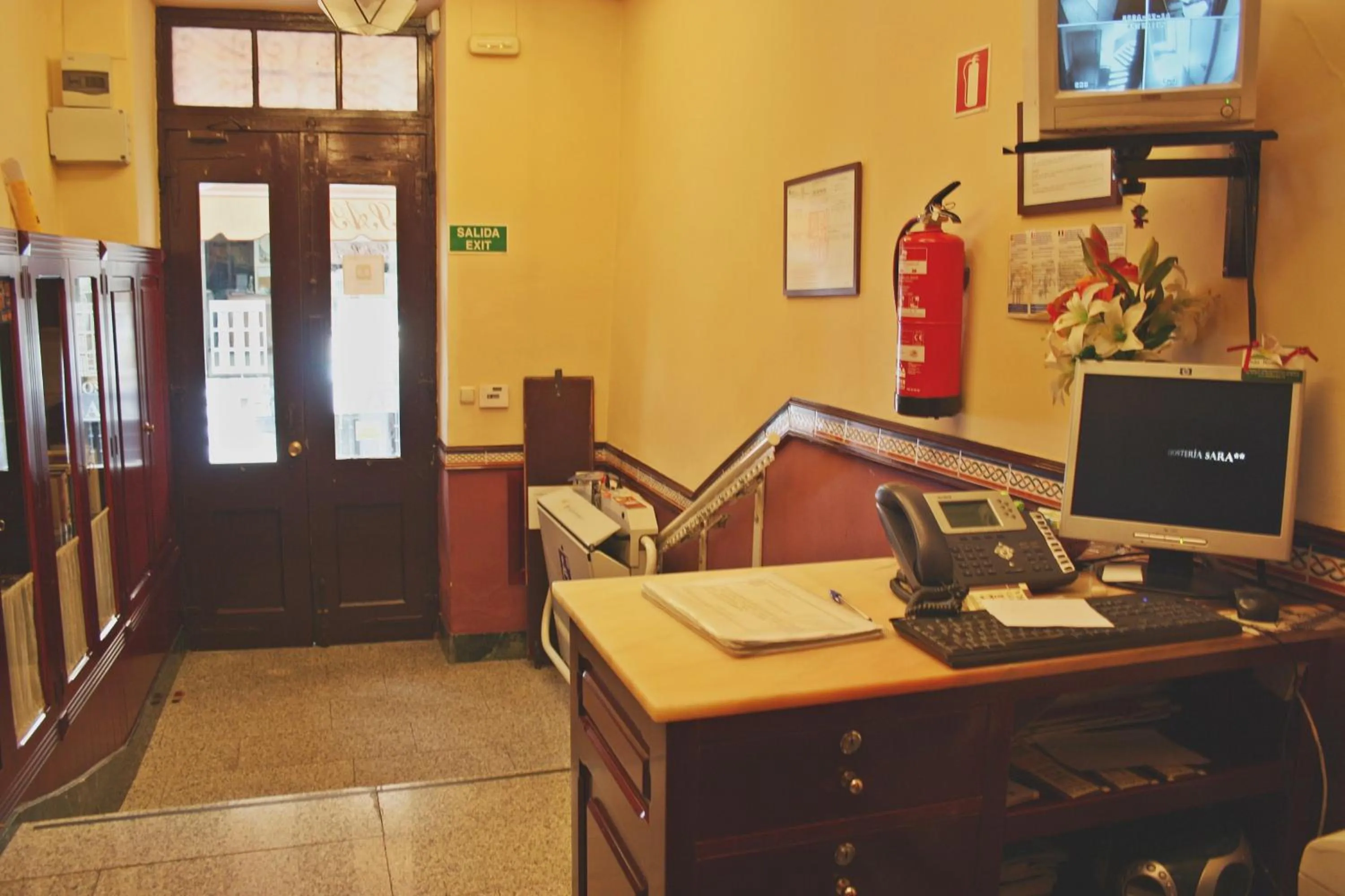 Lobby or reception in Hosteria Sara by gaiarooms