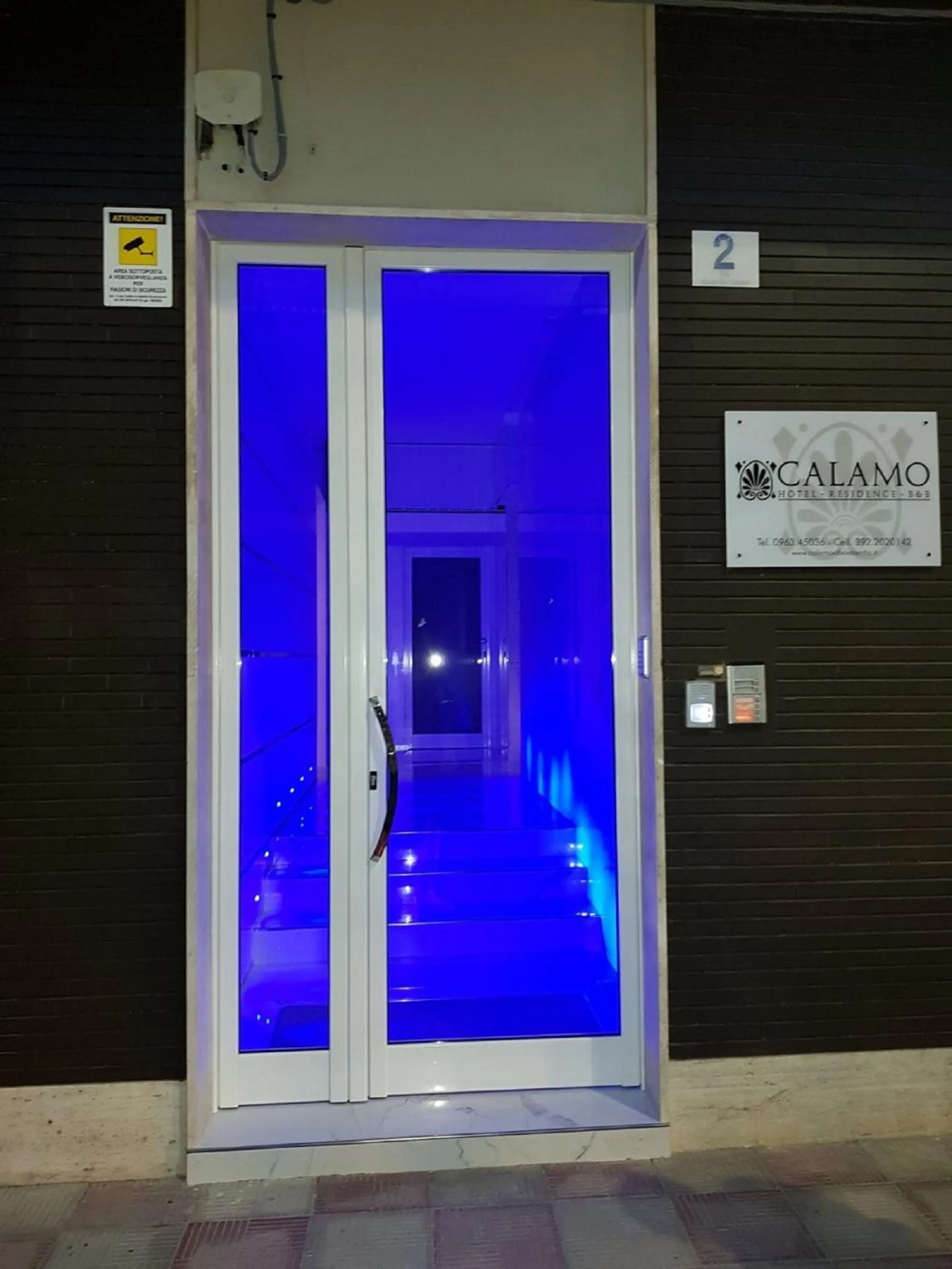 Facade/entrance in Calamo-Residence- B&B