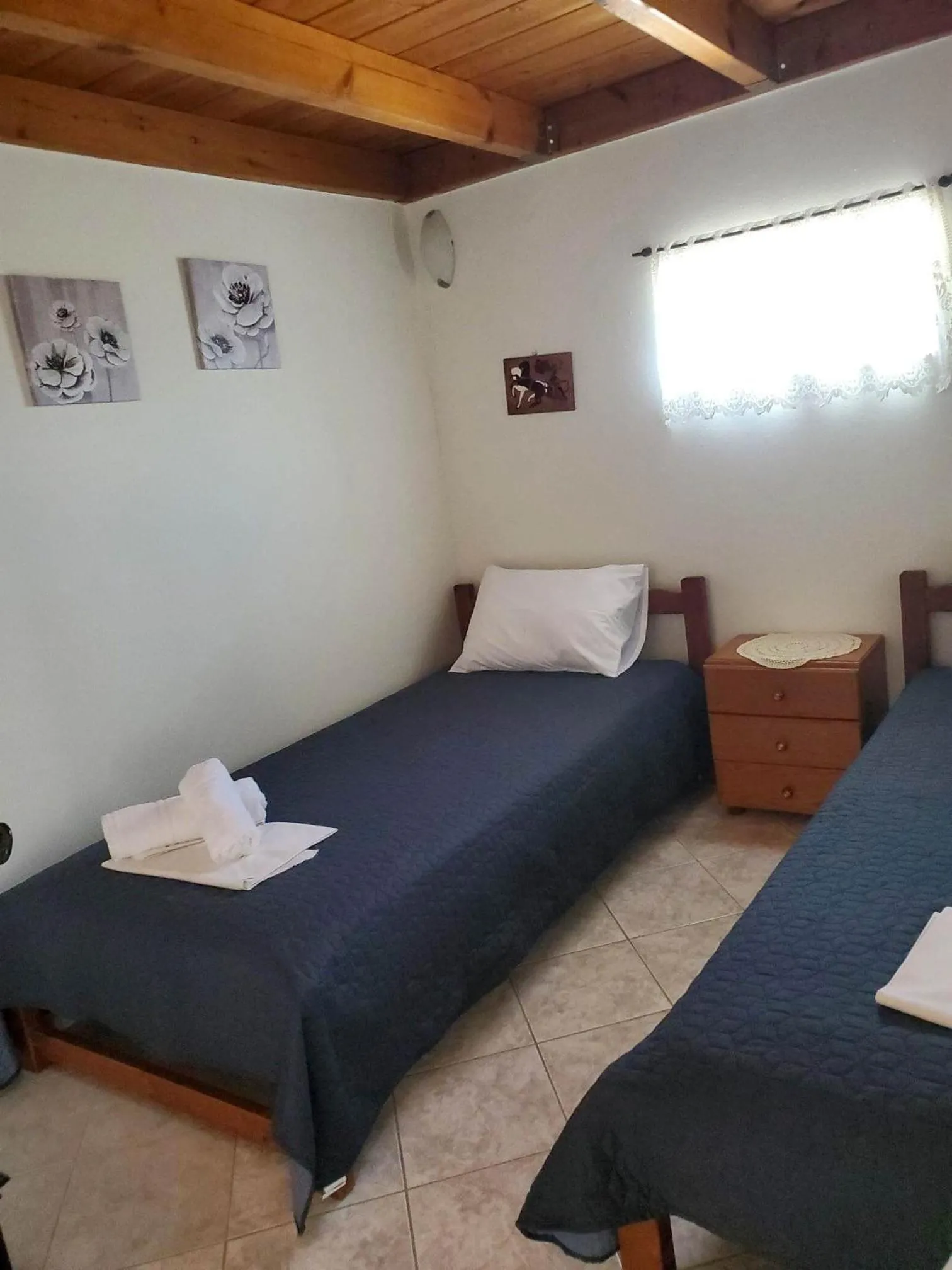 Bedroom, Bed in Villa Koutsakis
