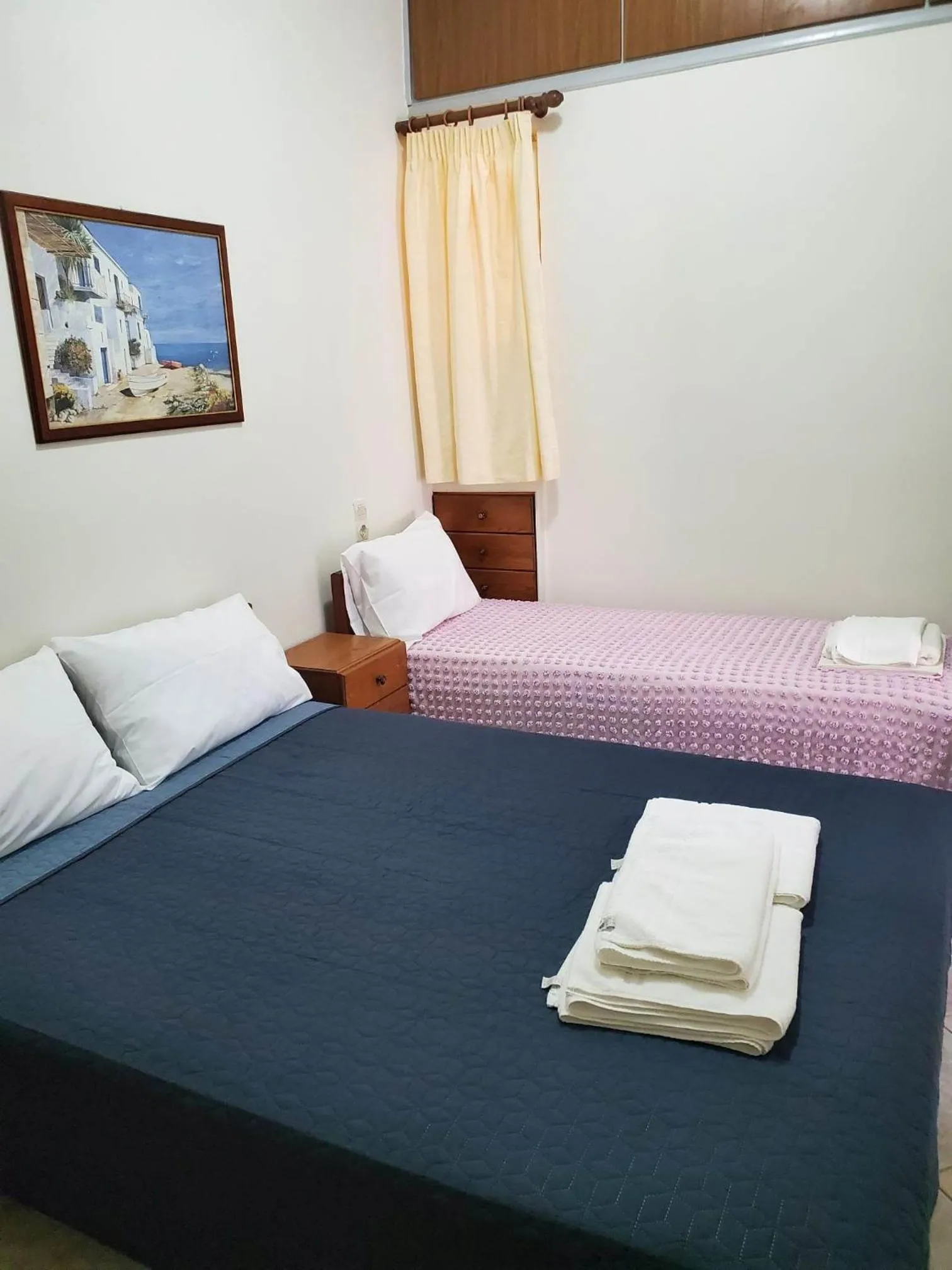 Bedroom, Bed in Villa Koutsakis