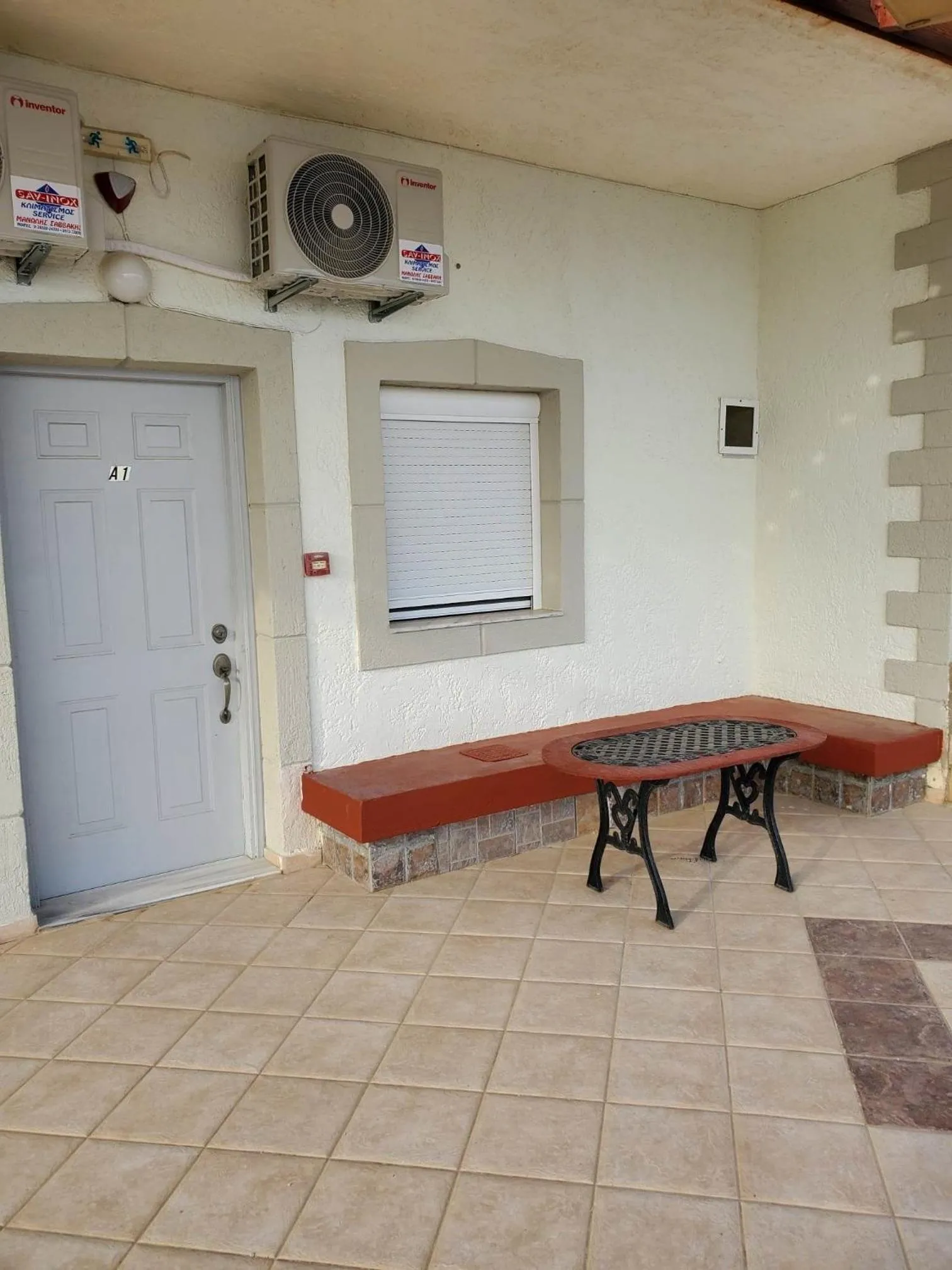 Seating area in Villa Koutsakis
