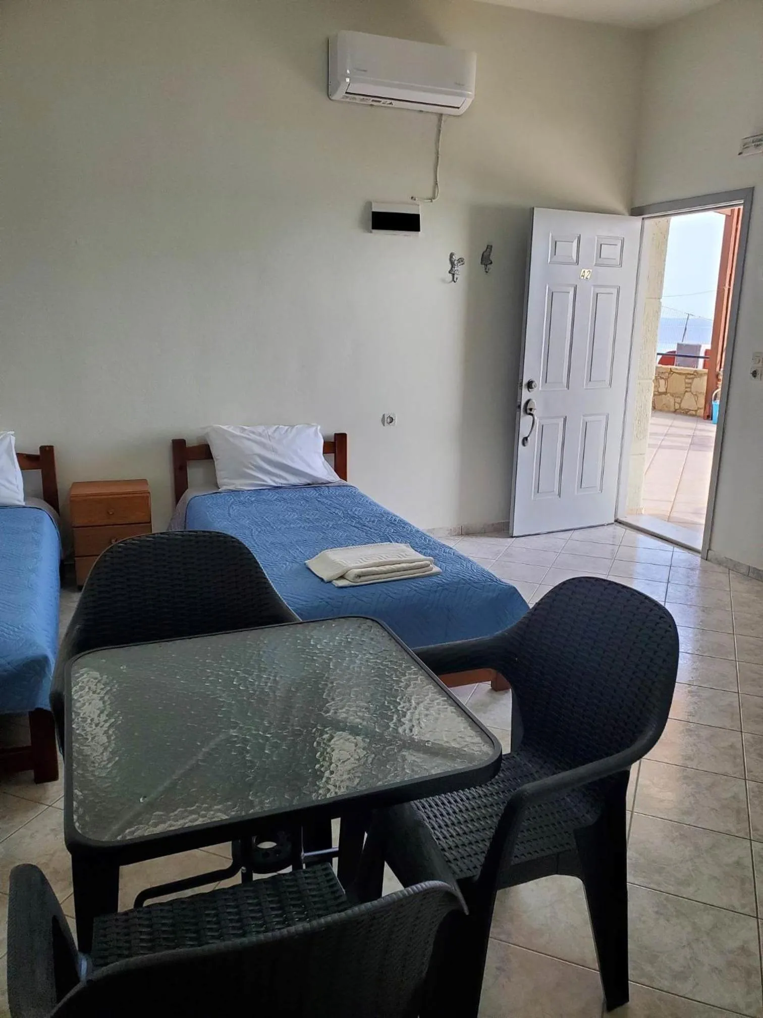 Bedroom, Bed in Villa Koutsakis