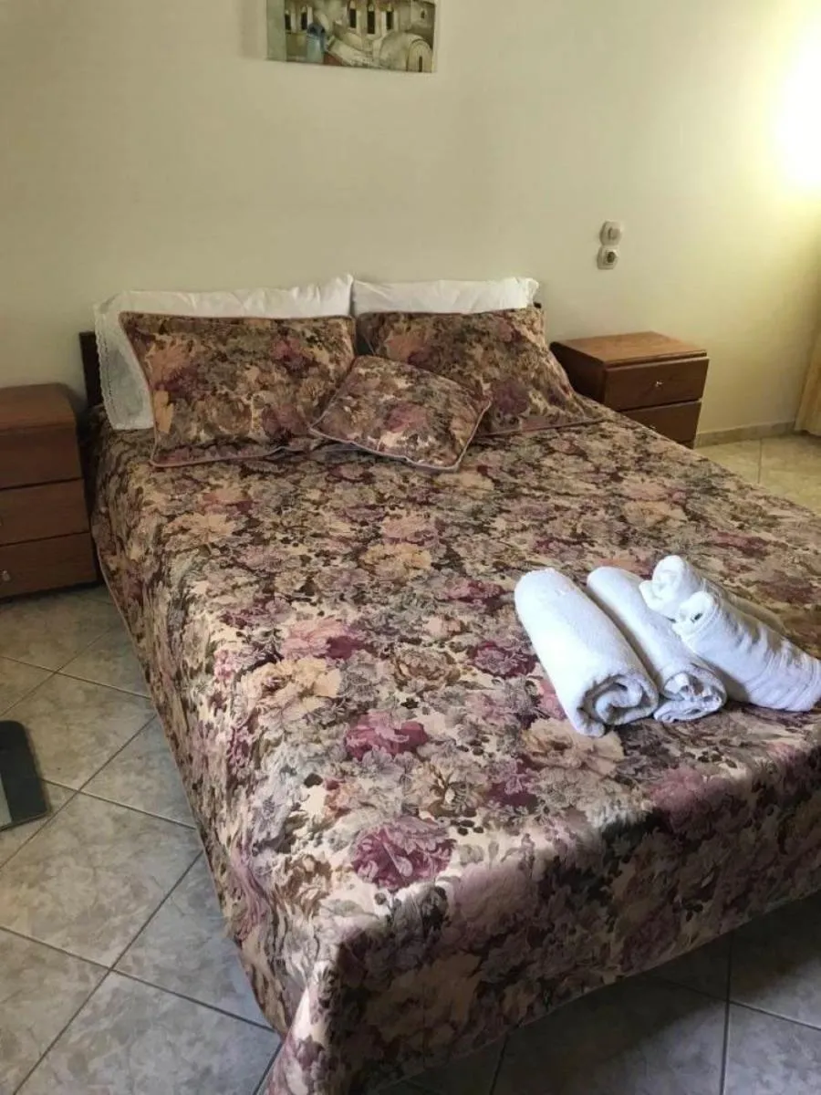 Bed in Villa Koutsakis